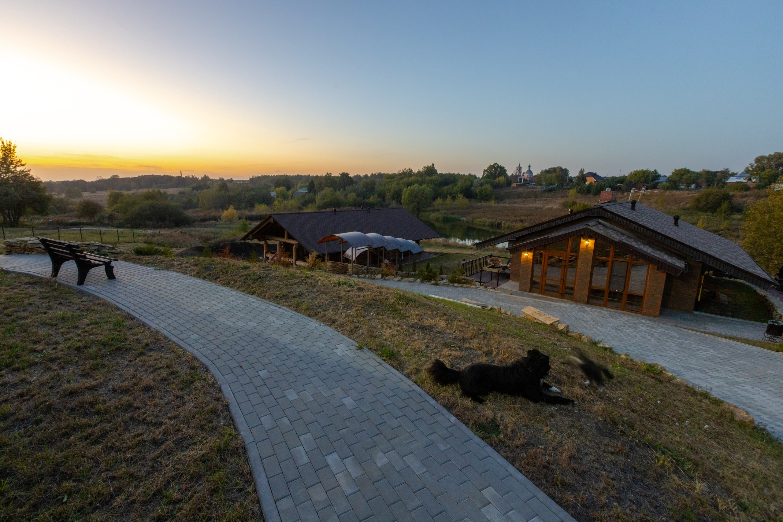 Большая Тросна вечером и новый бассейный комплекс. Фотограф в Туле Крупский АнДРей. Фотостудия «КАДР71» в Туле