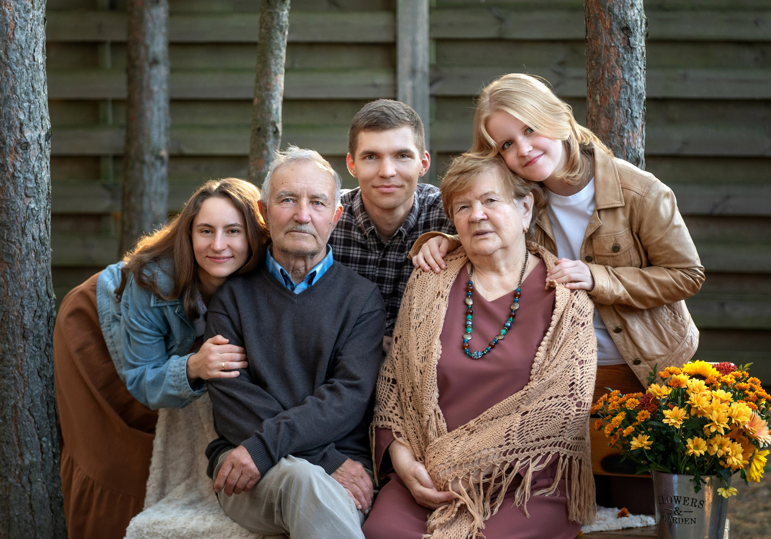 Портрет большой семьи