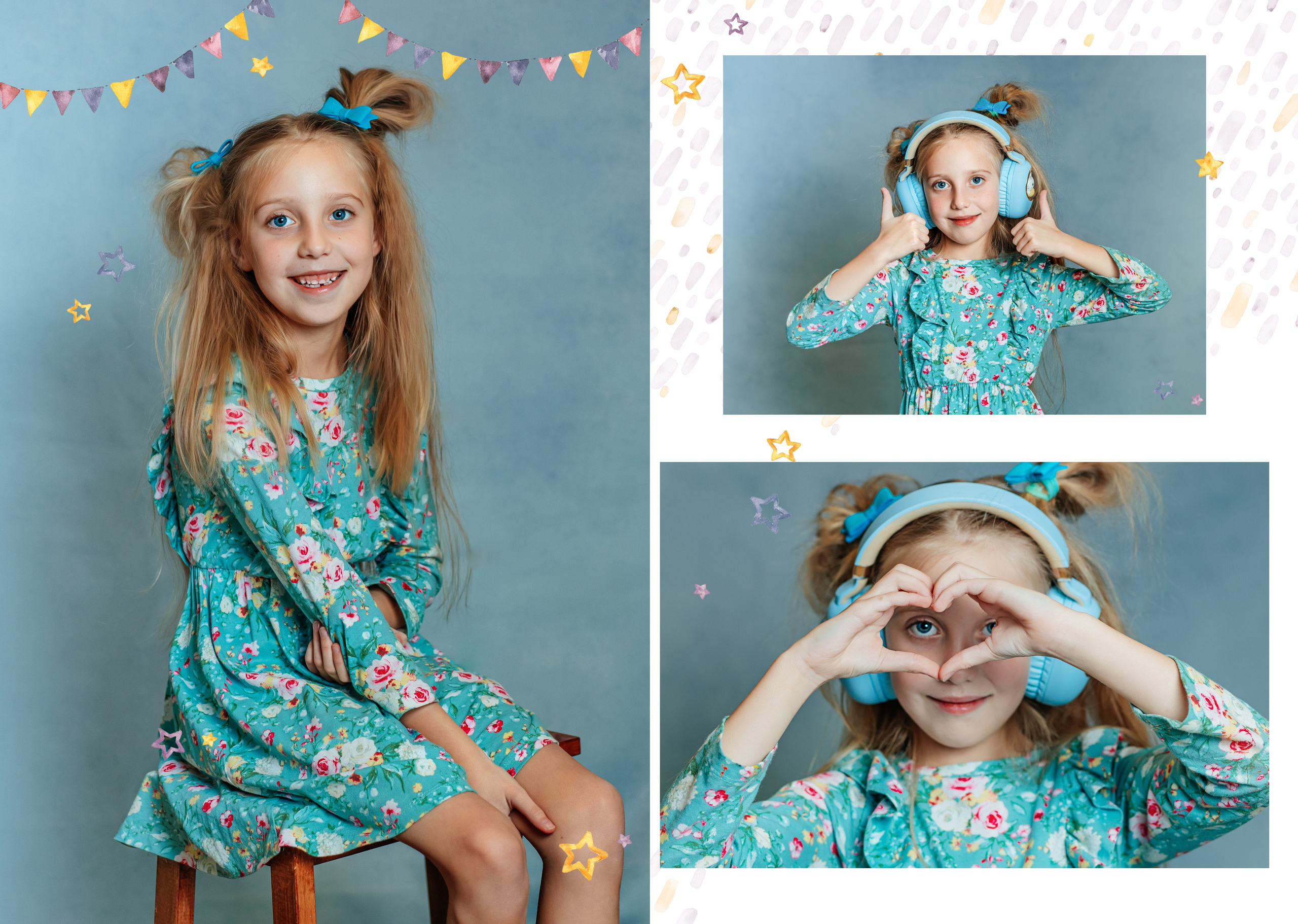 Портреты в дестком саду