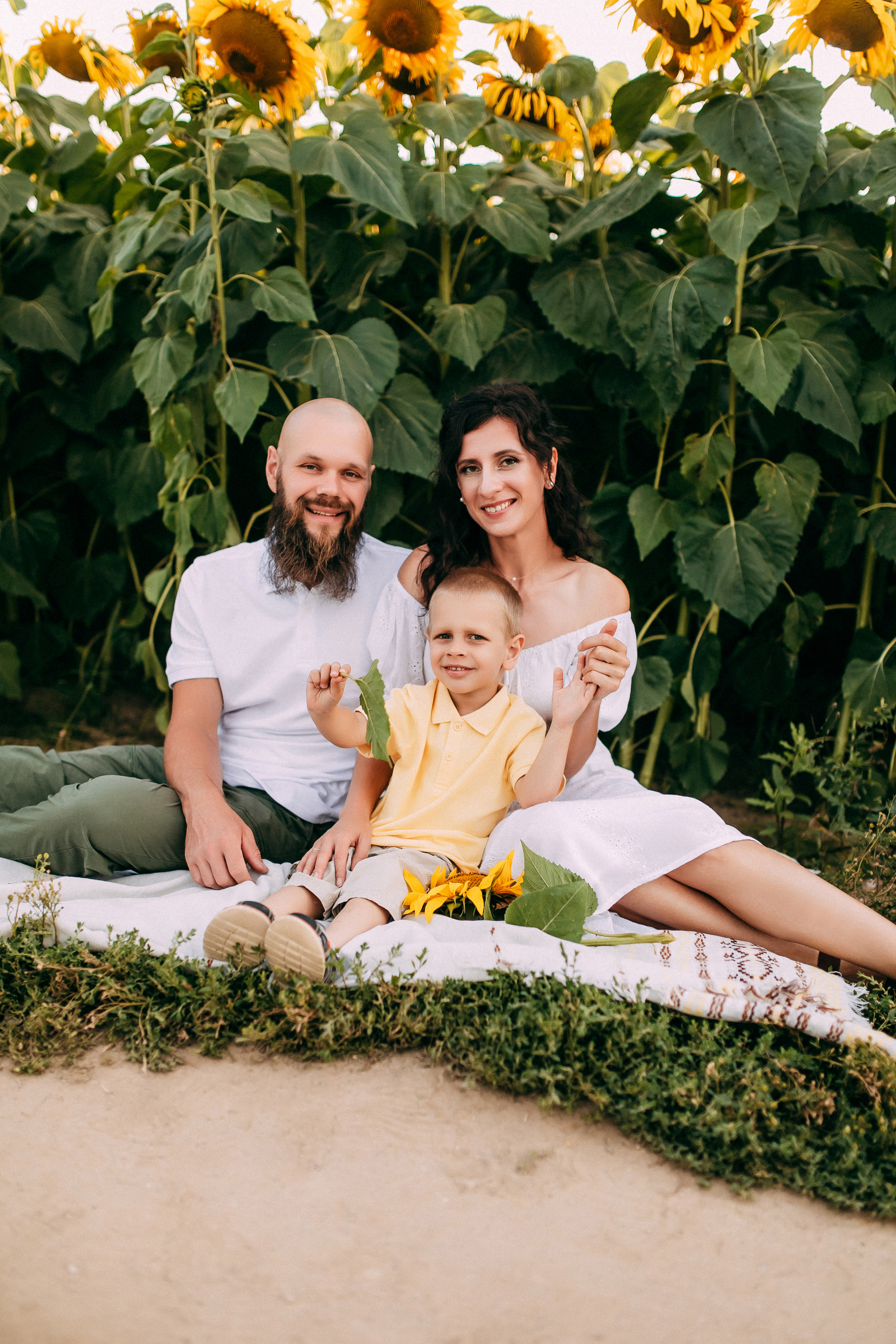 Однажды в подсолнухах. Свадебный и семейный фотограф Анастасия Меркуль