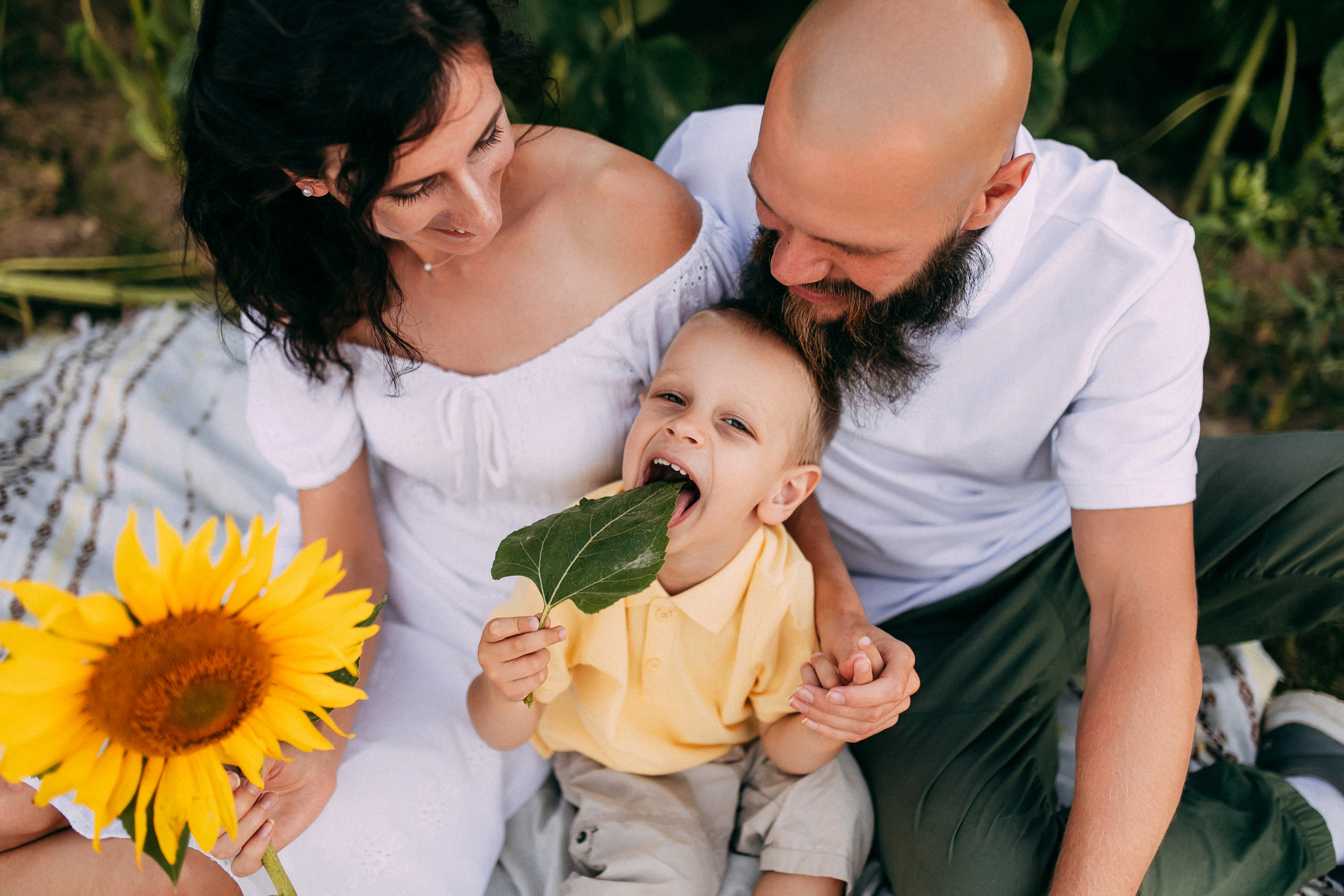 Однажды в подсолнухах. Свадебный и семейный фотограф Анастасия Меркуль