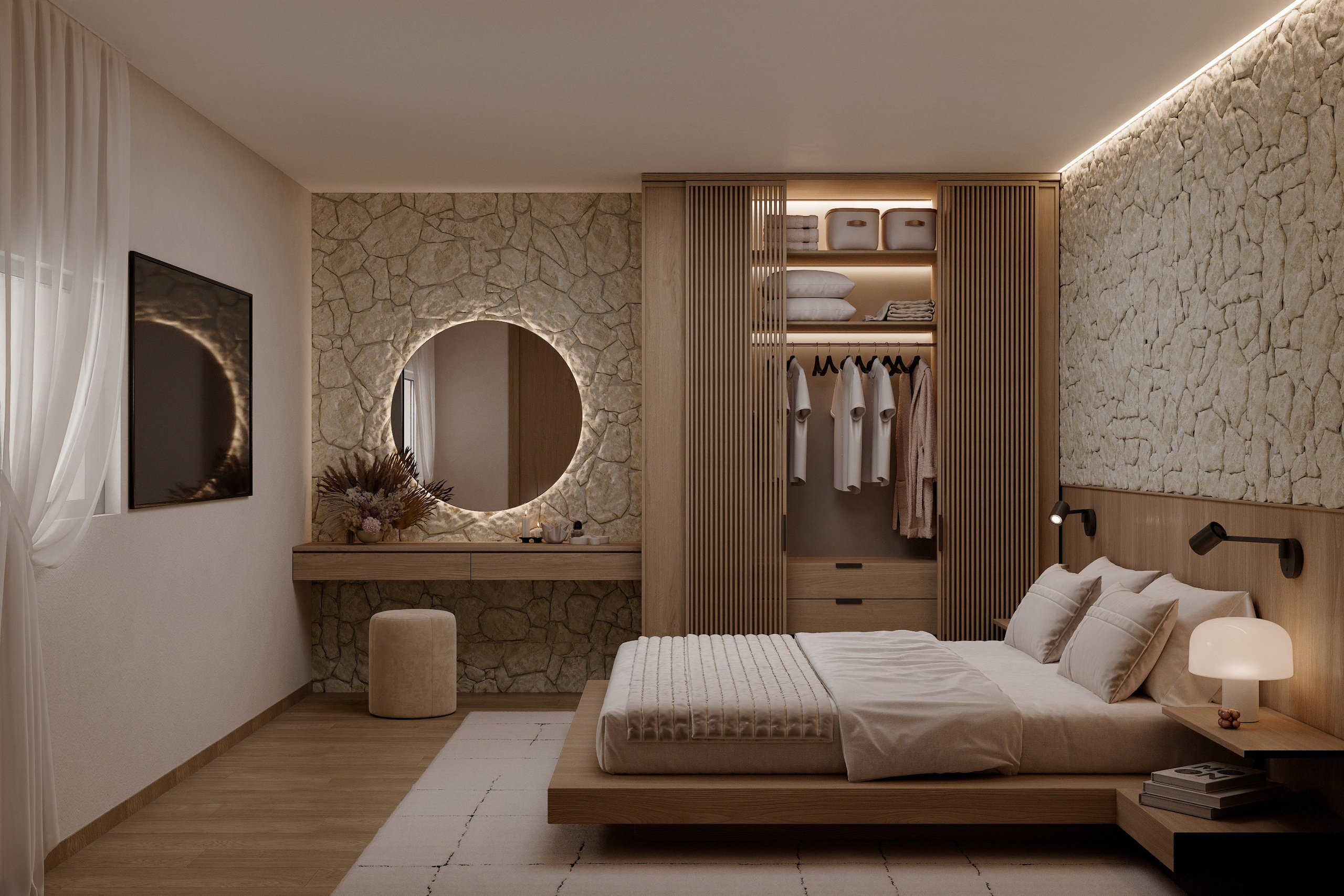 Bedroom/Abruzzo/Italy. Solovets visualization