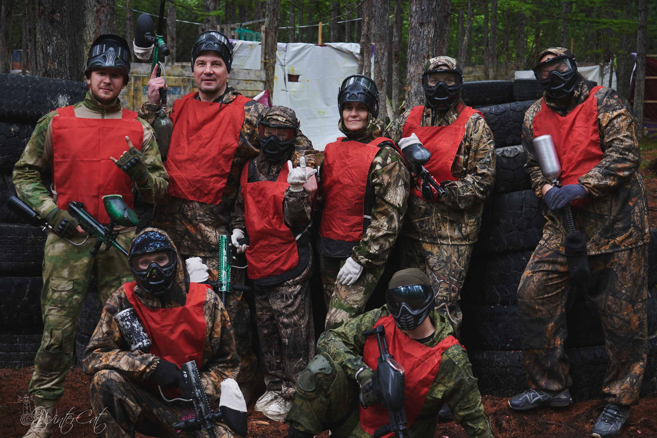 Пейнтбол Снегорка. Портретный и репортажный фотограф в Магадане Андрей Нефедов WinterCatPhoto