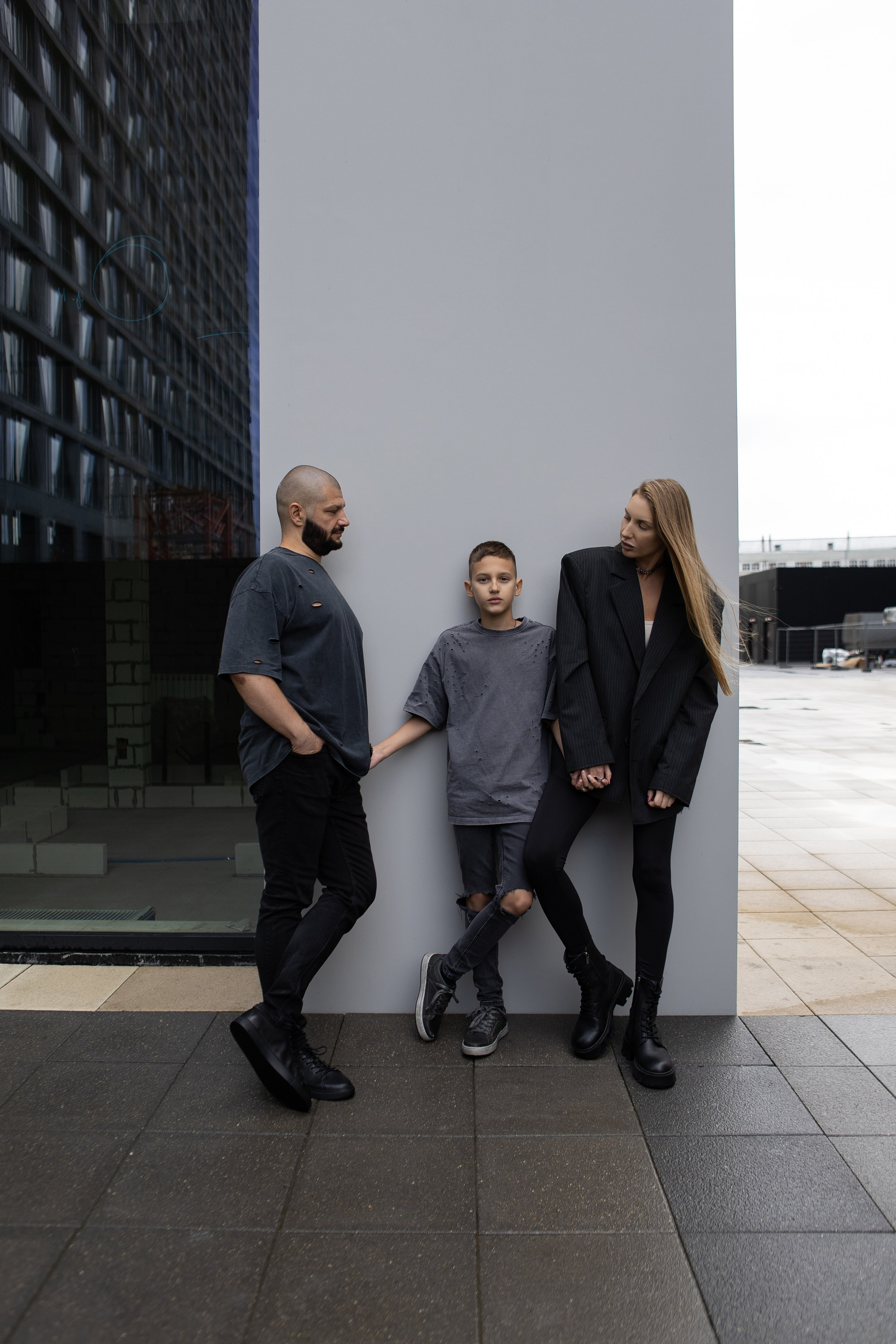 Семейная фотосессия в городе. Фотограф в Москве Таша Логинова