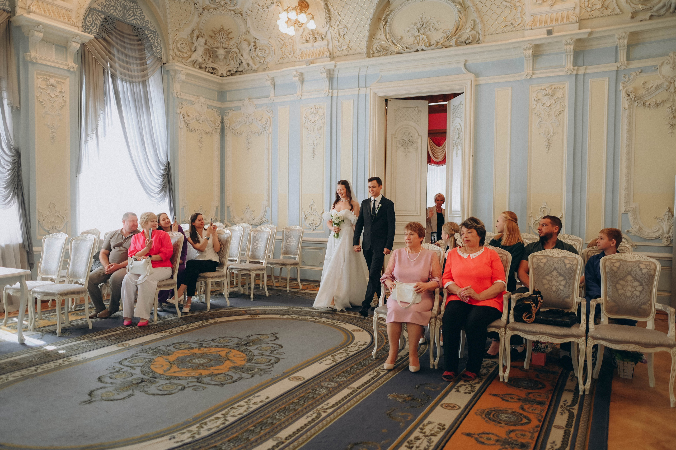 Роспись во 2 дворце. Ксения и Иван. Семейный и свадебный фотограф в Санкт-Петербурге Яна