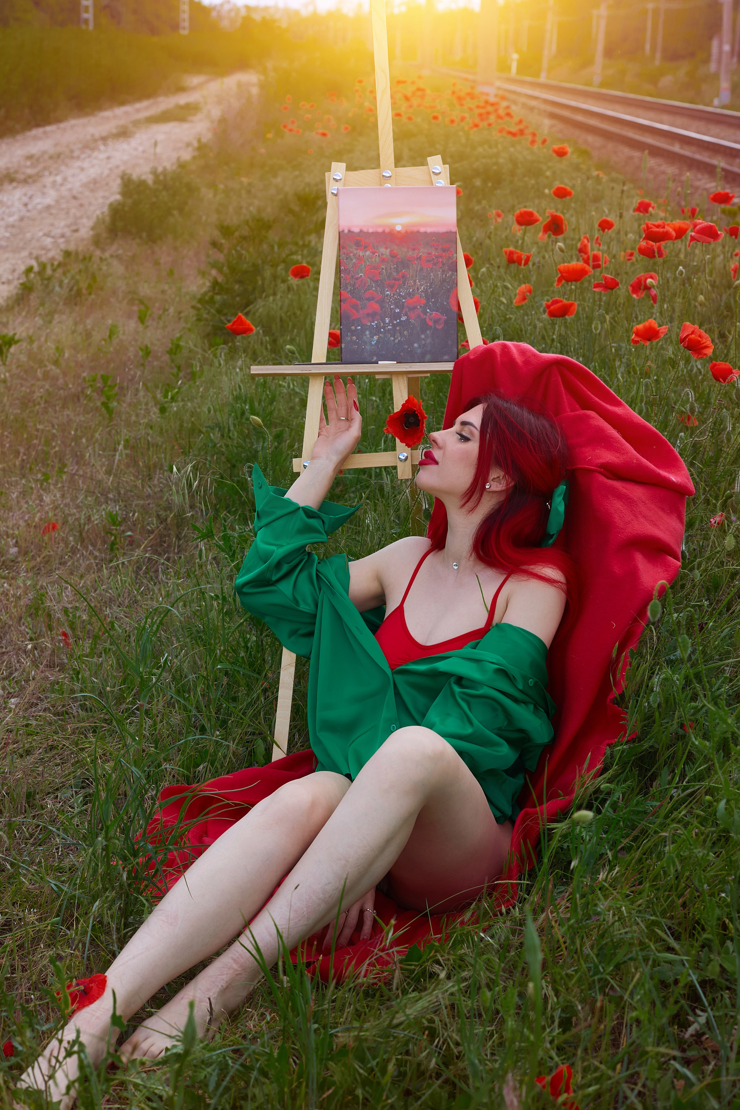 «Картина с маками». Свадебный и креативный фотограф в ЮФО и МСК