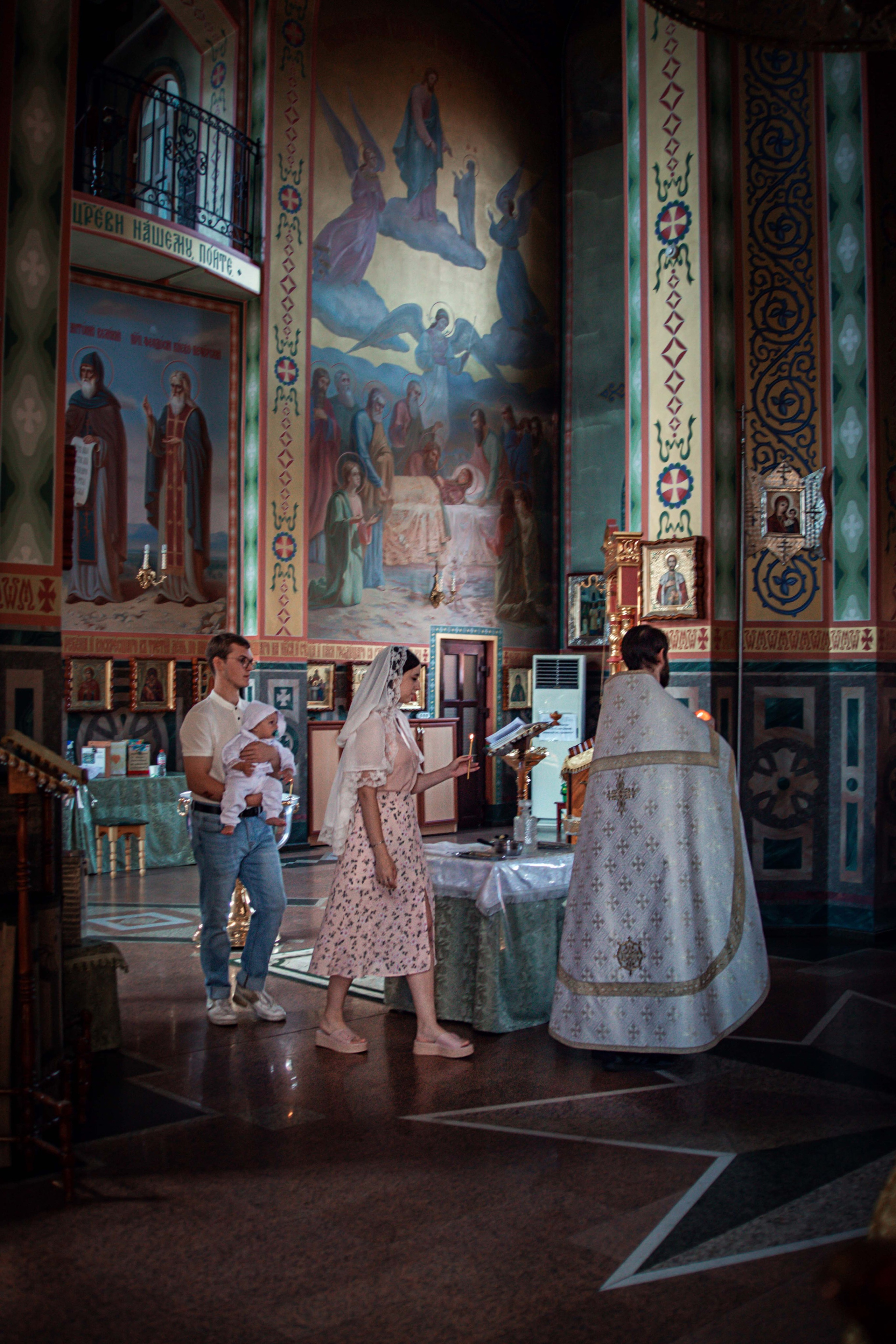 Крещение. Семейный и детский фотограф в Москве Ольга Кривенцова