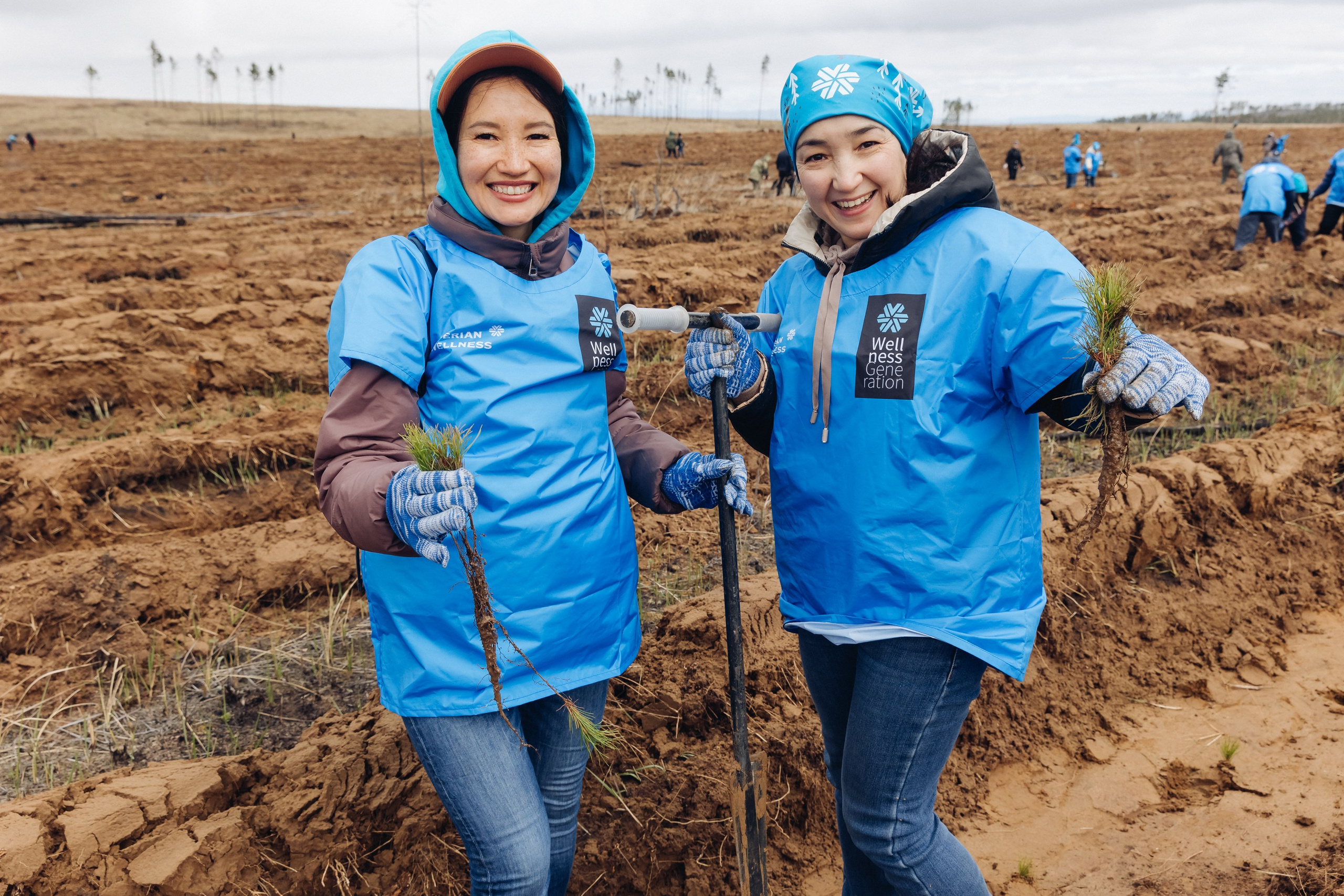 Siberian wellness. Ежегодная акция по посадке деревьев. Свадебный и семейный фотограф в Улан-Удэ