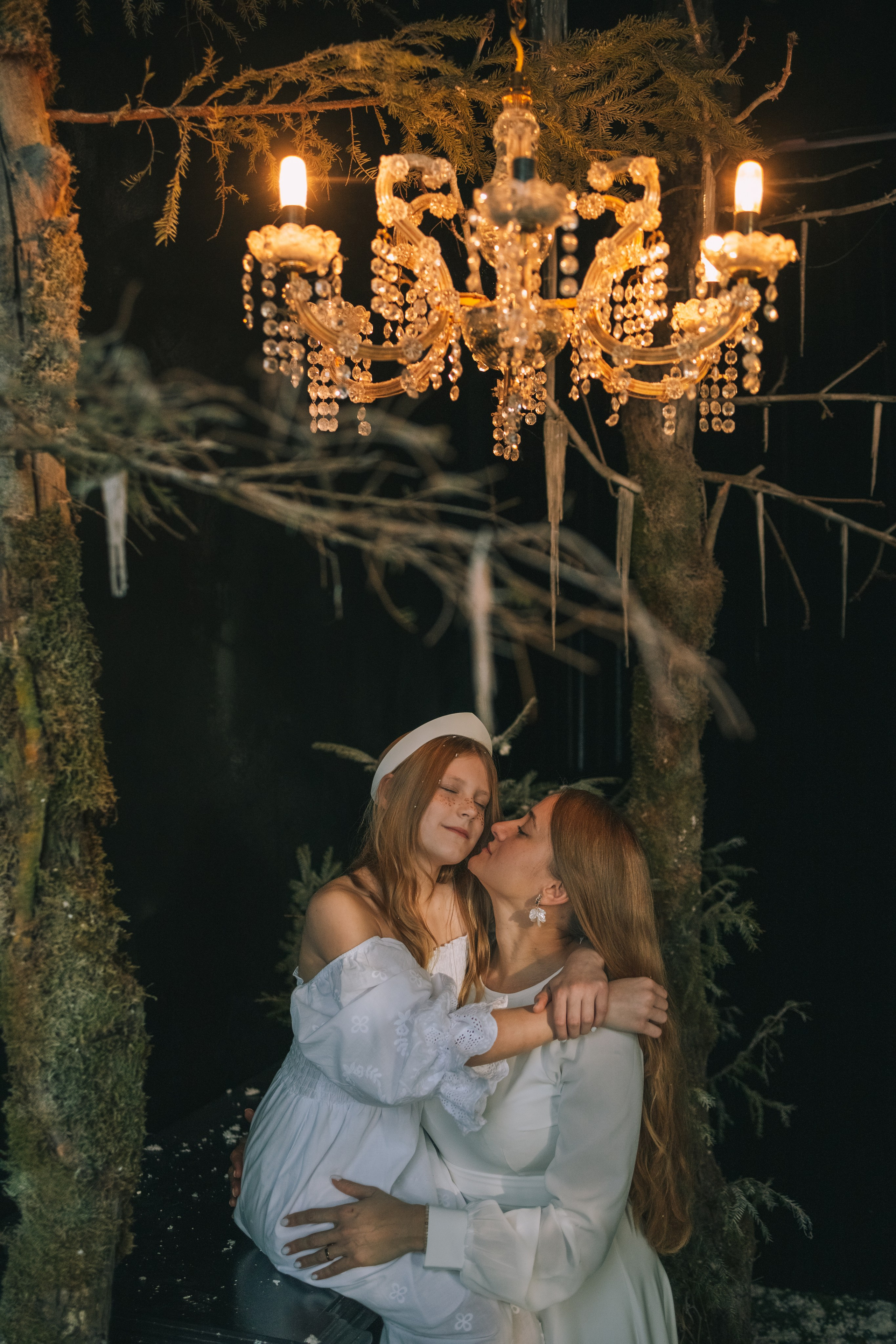 Волшебный зимний лес. Семейный и детский фотограф в Москве Анна Чертополох