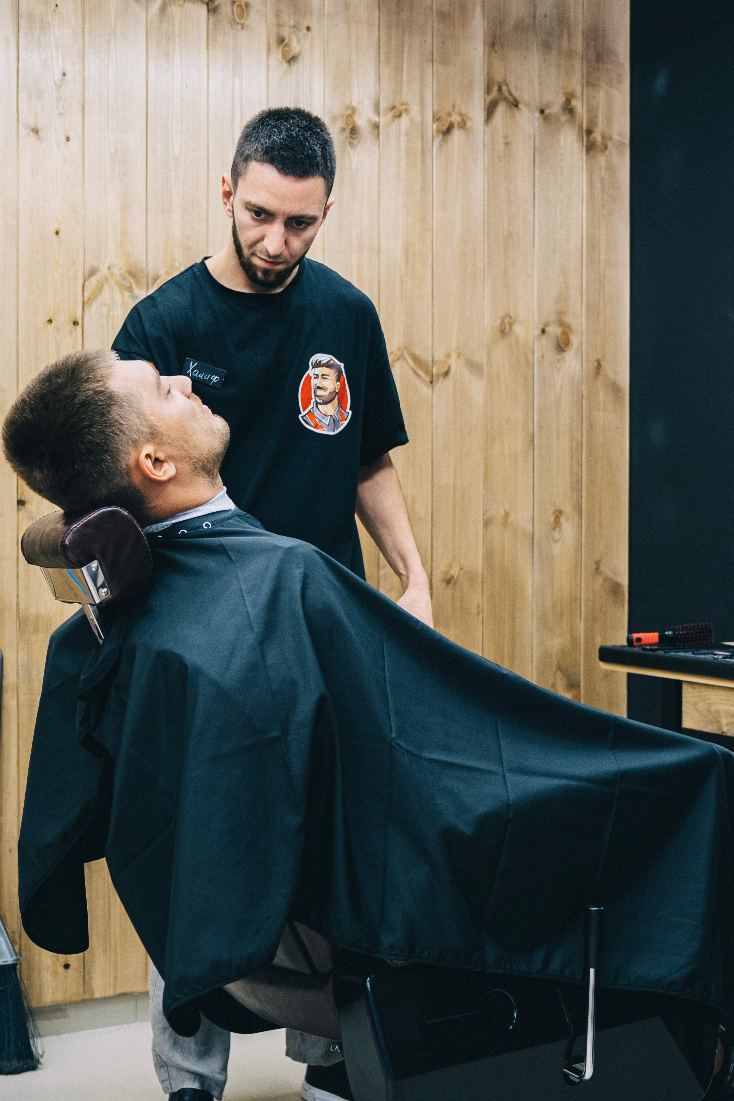 Барбершоп (открытие). Беккер Таня