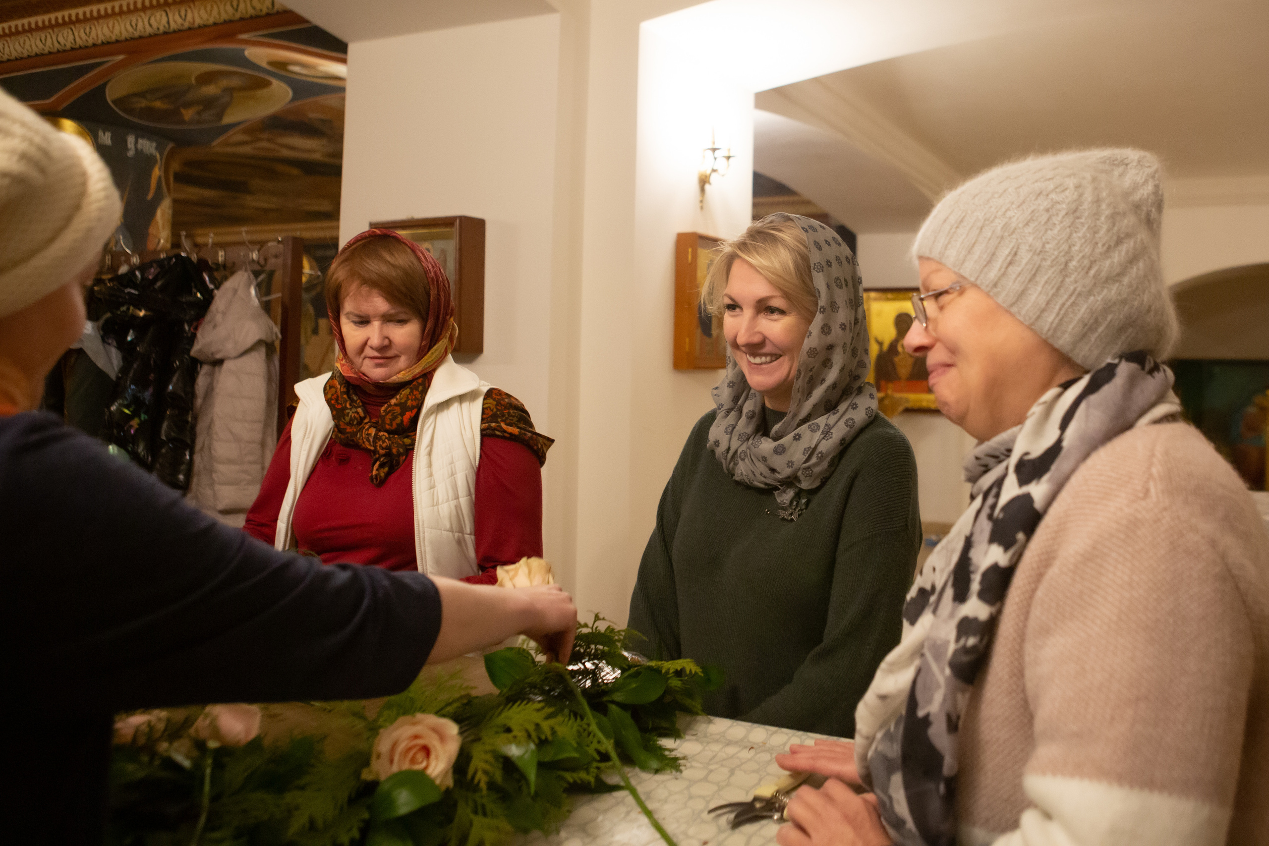 МАСТЕР КЛАСС ПО ХРАМОВОЙ ФЛОРИСТИКЕ. Фотограф на крестины