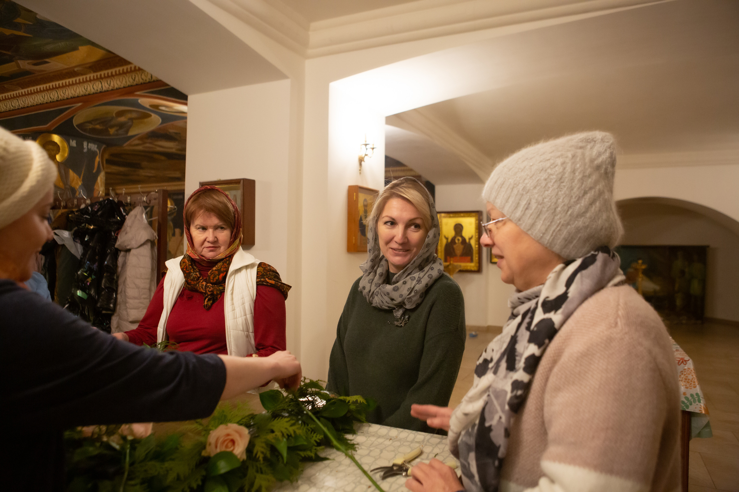 МАСТЕР КЛАСС ПО ХРАМОВОЙ ФЛОРИСТИКЕ. Фотограф на крестины