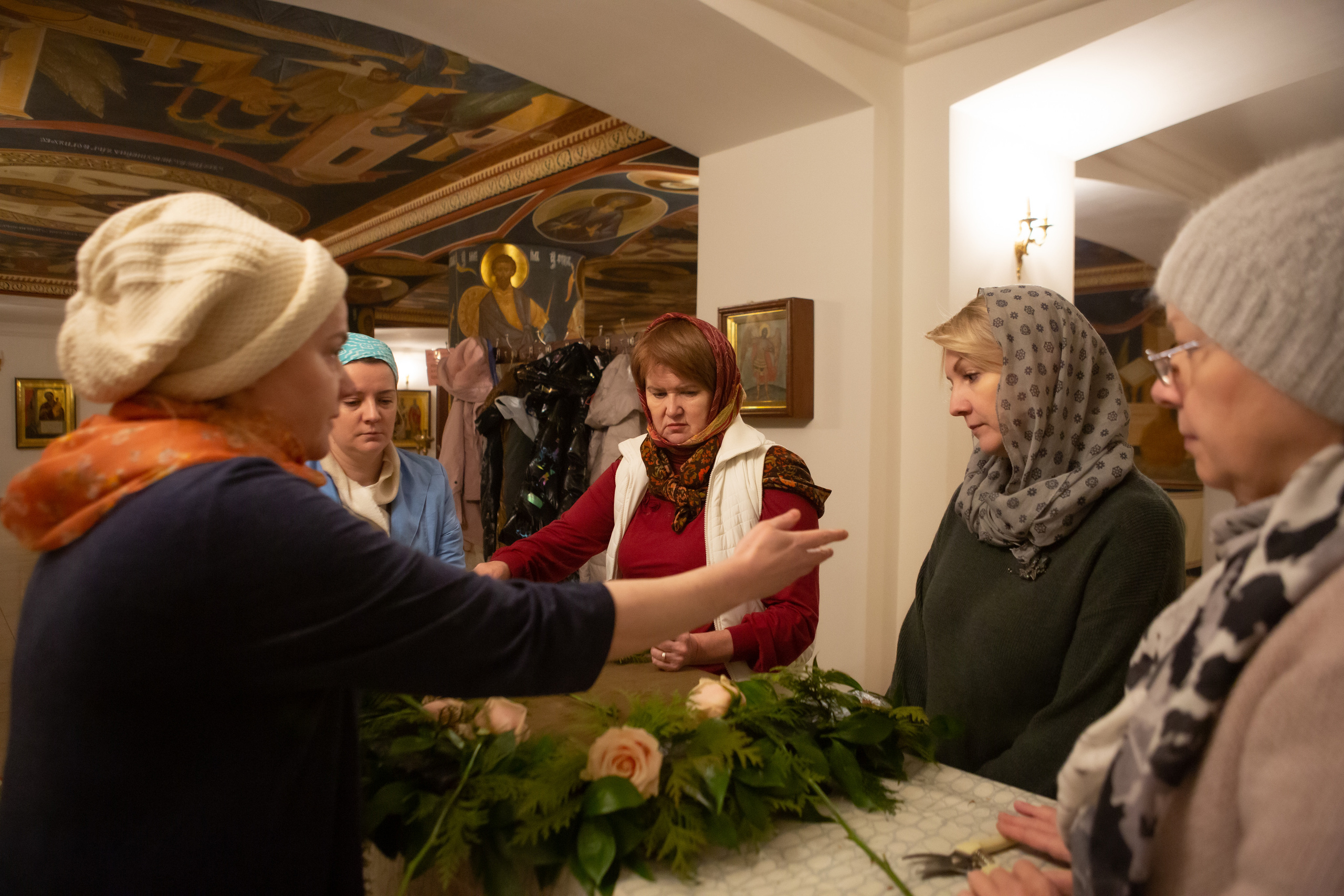 МАСТЕР КЛАСС ПО ХРАМОВОЙ ФЛОРИСТИКЕ. Фотограф на крестины