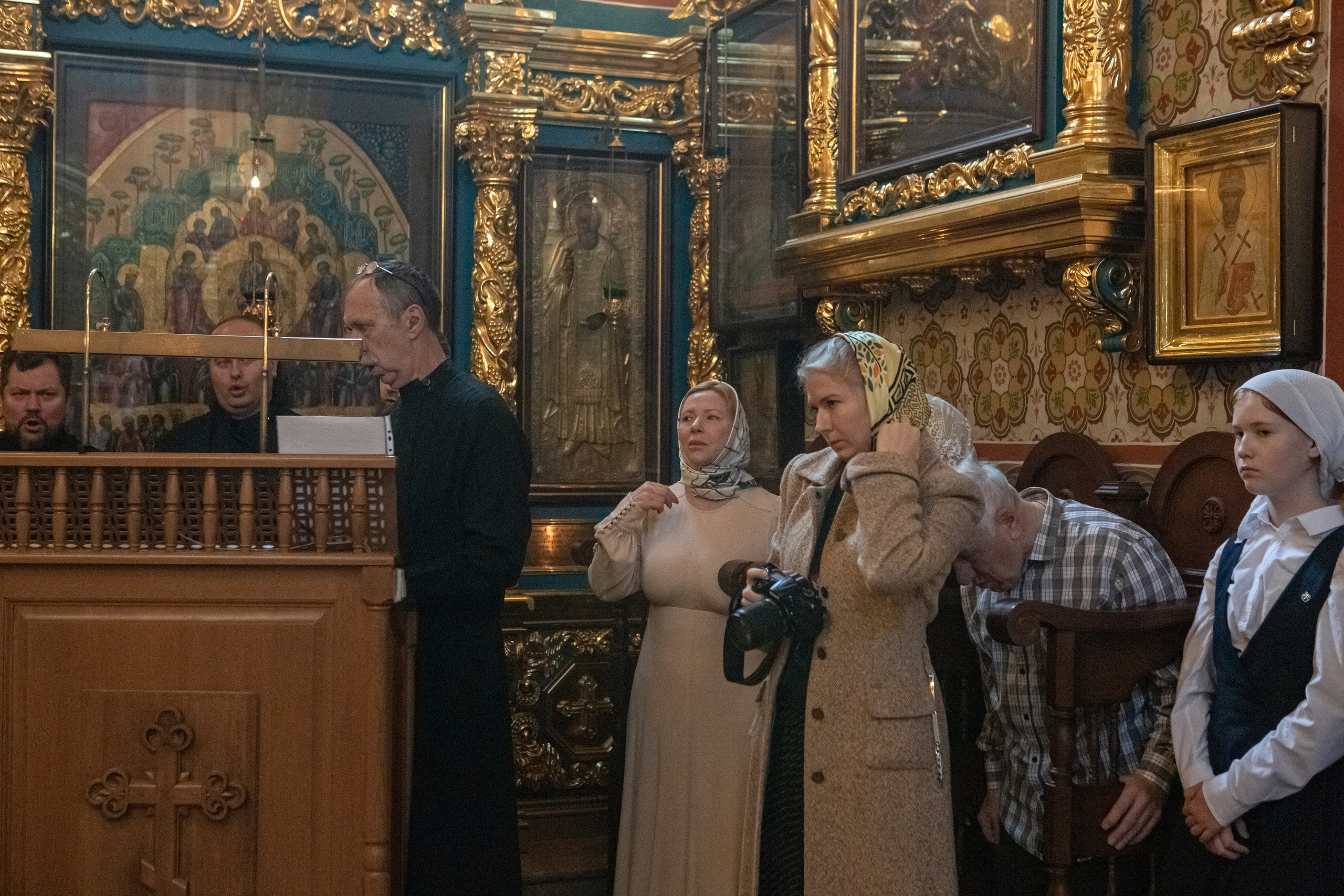 Храм Благовещения в Павловской Слободе. Фотограф на крестины