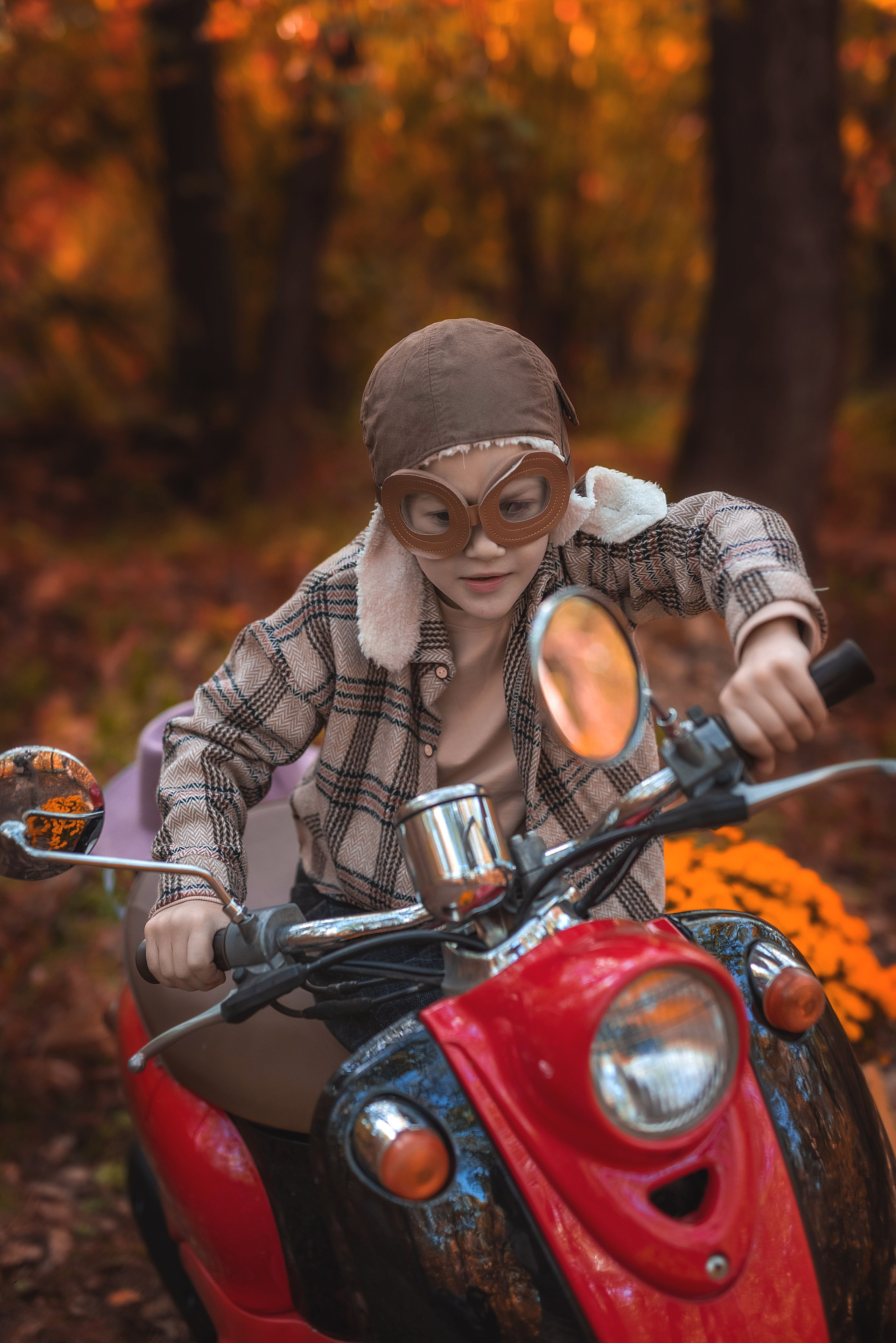 Осенняя фотосессия в лесу. Семейный, детский фотограф в Воронеже Анна Никитина