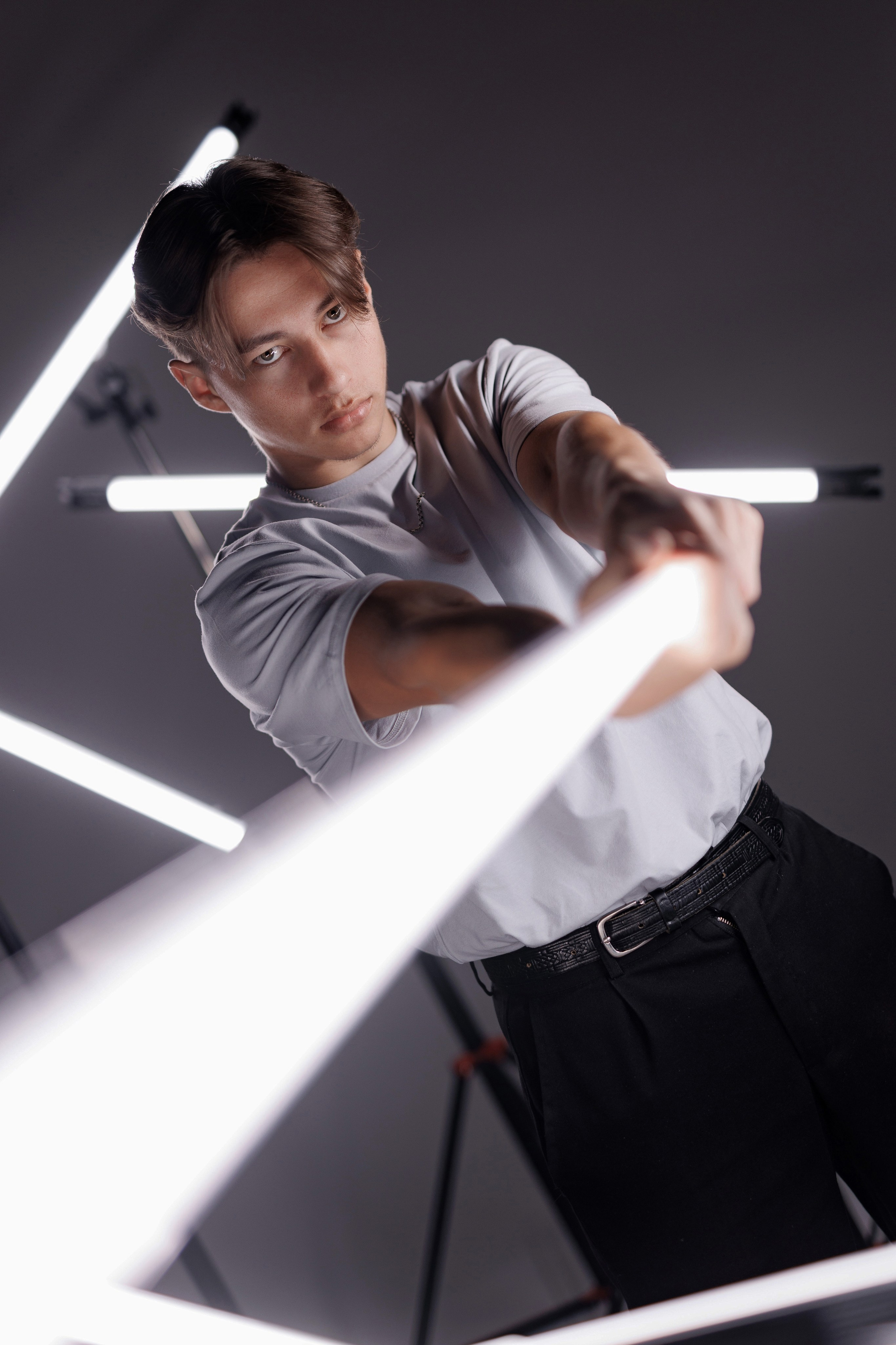 Неоновая съемка в студии Окла. Выпускные альбомы и фотокниги в Уфе и РБ