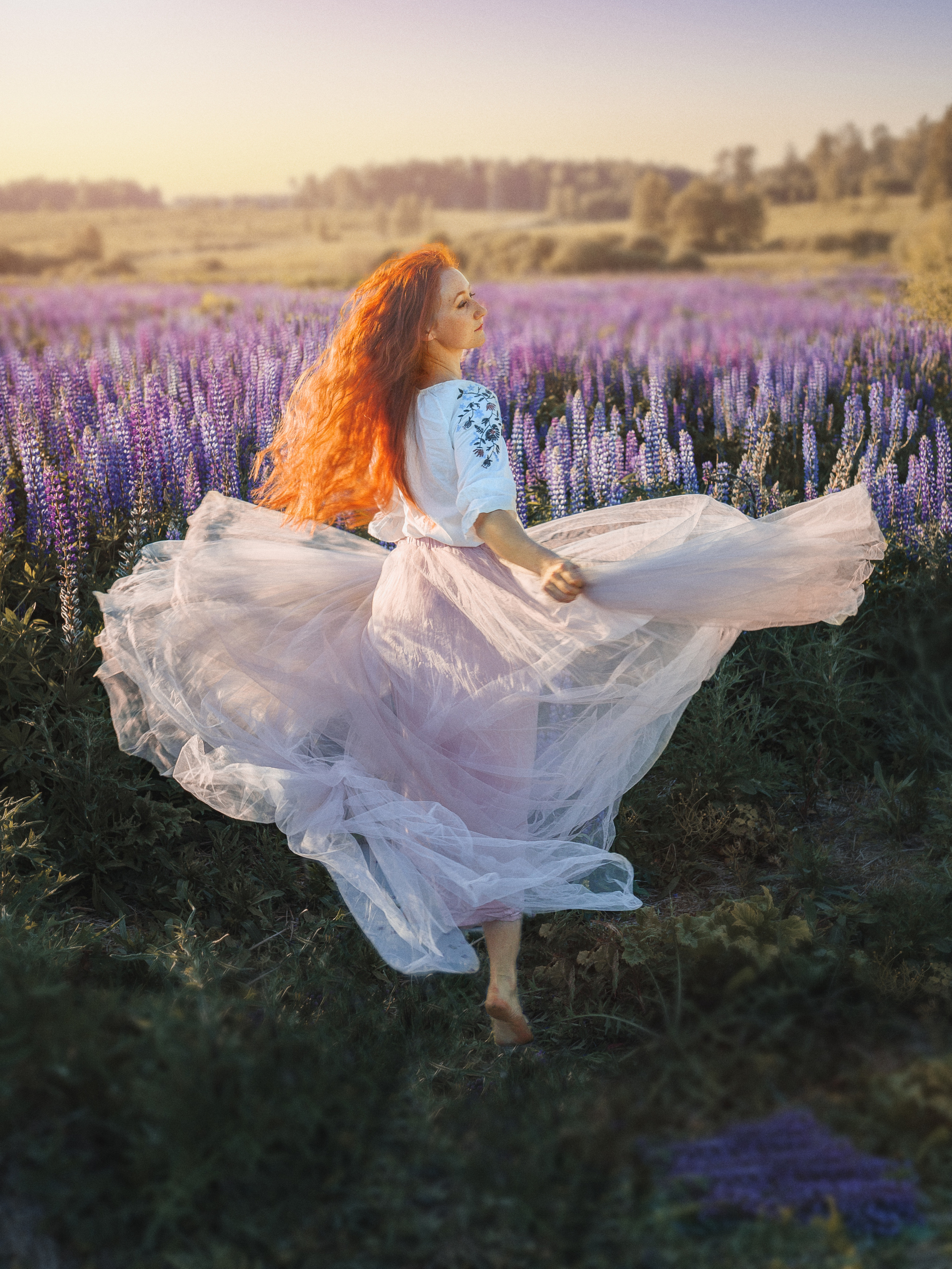 Женский портрет на улице. Фотохудожник в Москве Оксана Ведмеденко