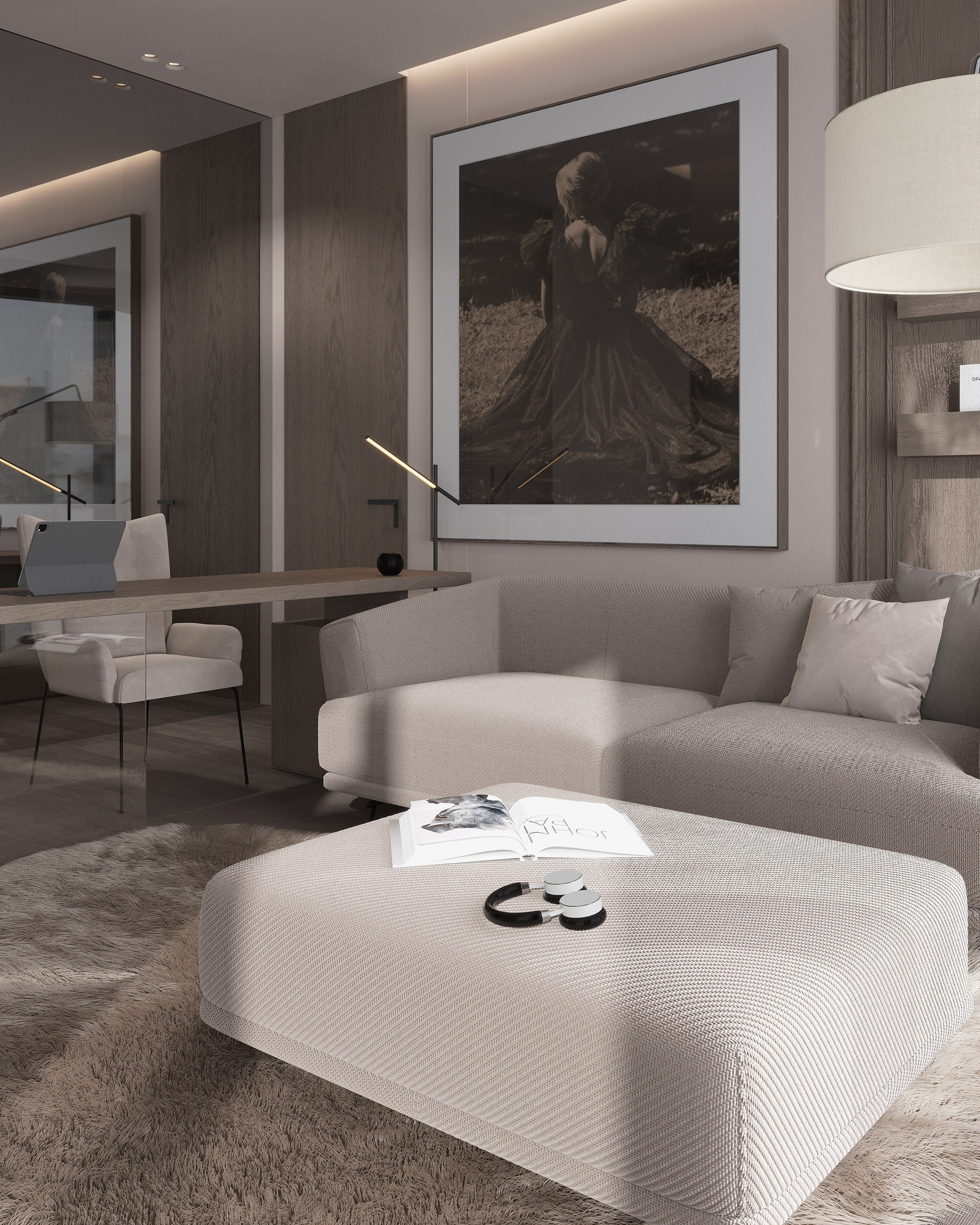 Кв 70 м² ЖК WOW г. МОсква. Ксения. 3D‑визуализатор