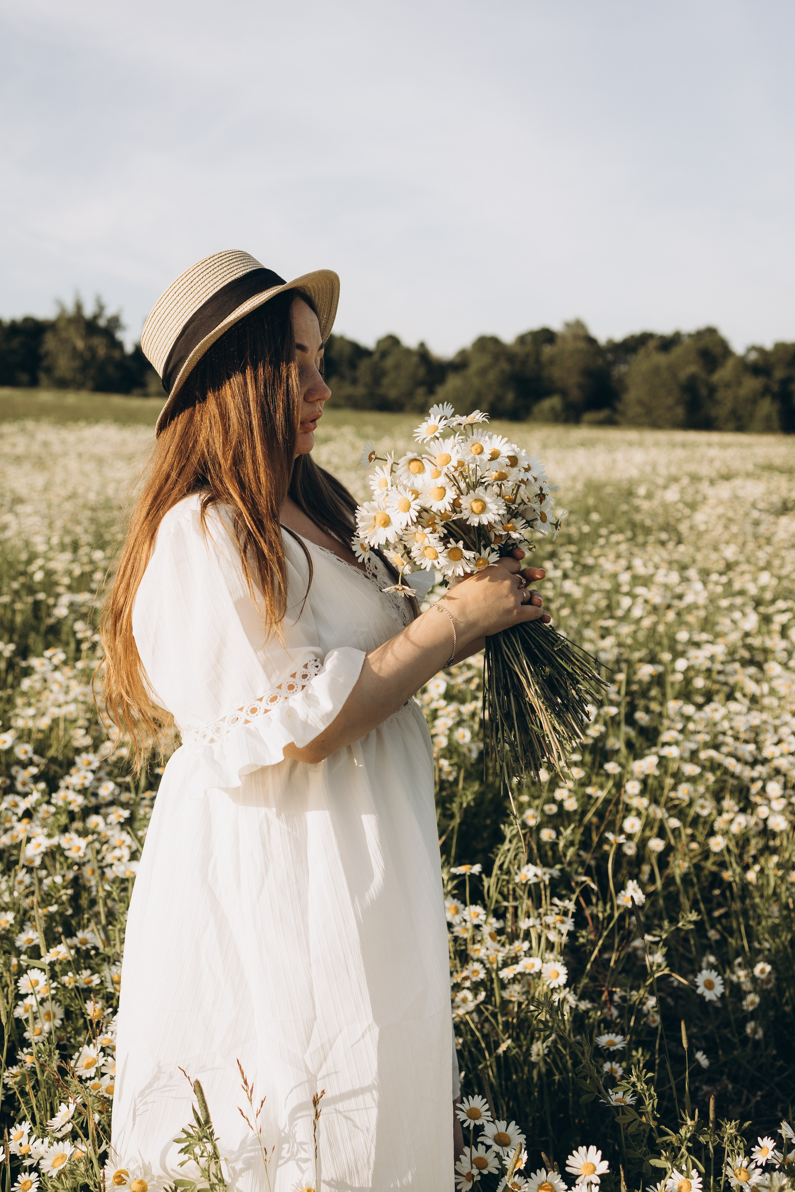 Маша и ромашки. Семейный фотограф в Москве Виктория Ястребинская