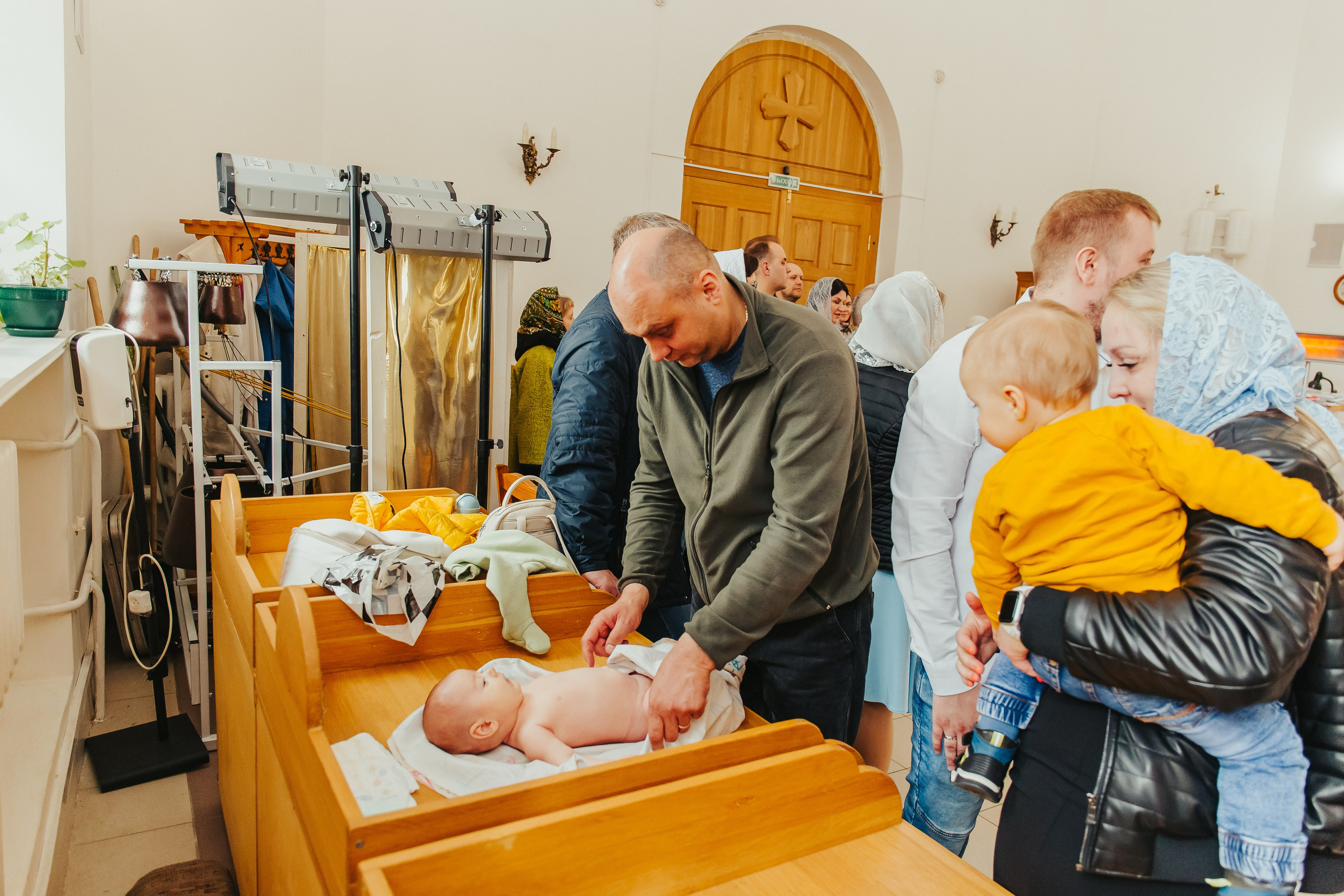 Фотосъемка крещения ребенка. Фотограф новорожденных и детский в Сергиевом Посаде Кругликова Юлия