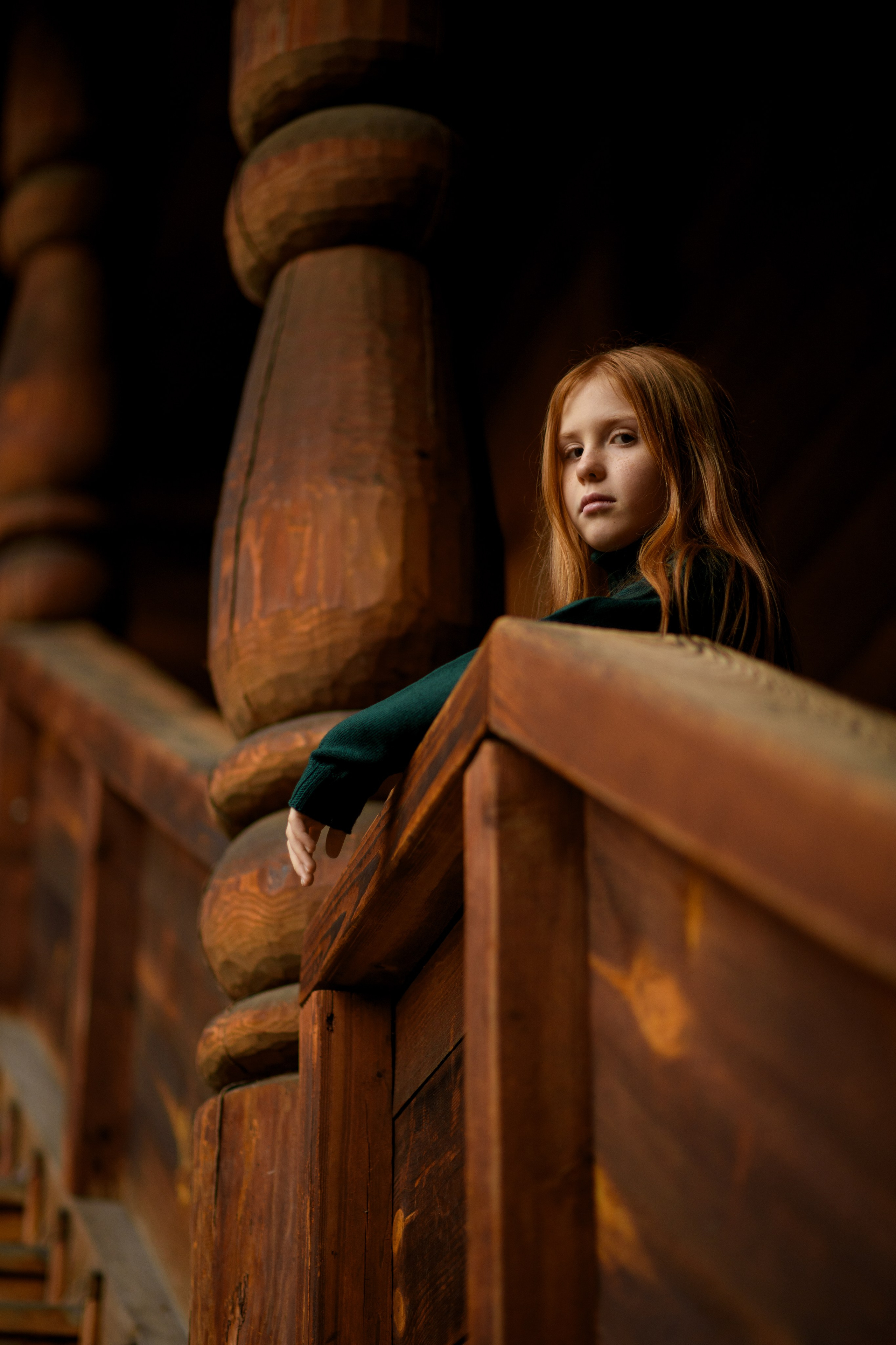 Фотосессия рыжей девочки-подростка в Коломенском. Главная