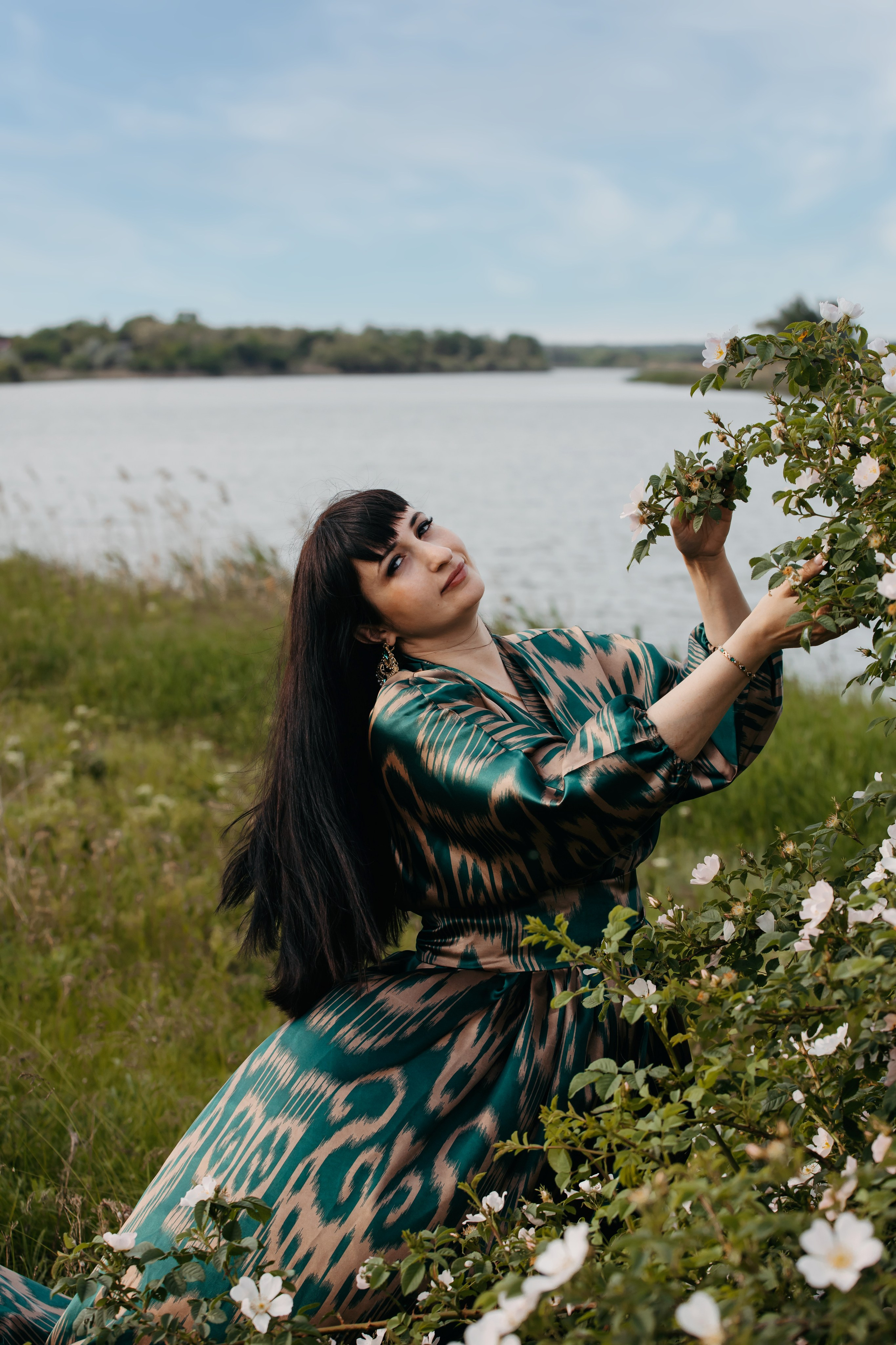 Экзотическая фотосессия в красивом платье. Свадебный и семейный фотограф в Краснодарском крае Мария Данилкина