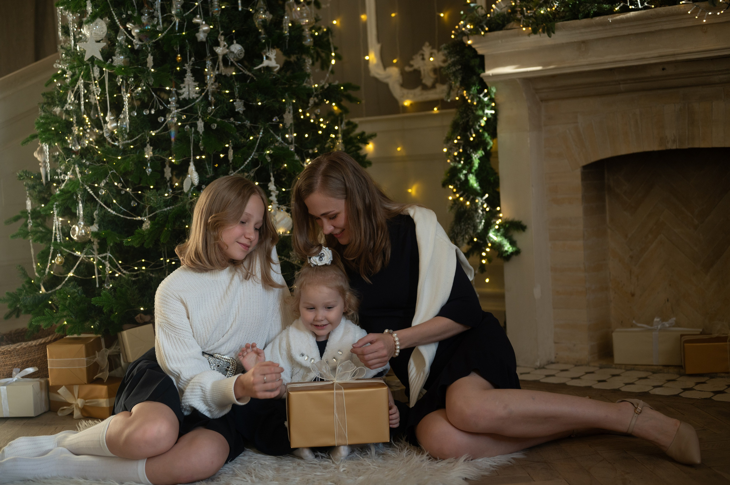 Фотостудия «Файн-арт» Новый год 2024-25. Фотограф новорожденных, семейный детский в Тюмени Татьяна Морозова