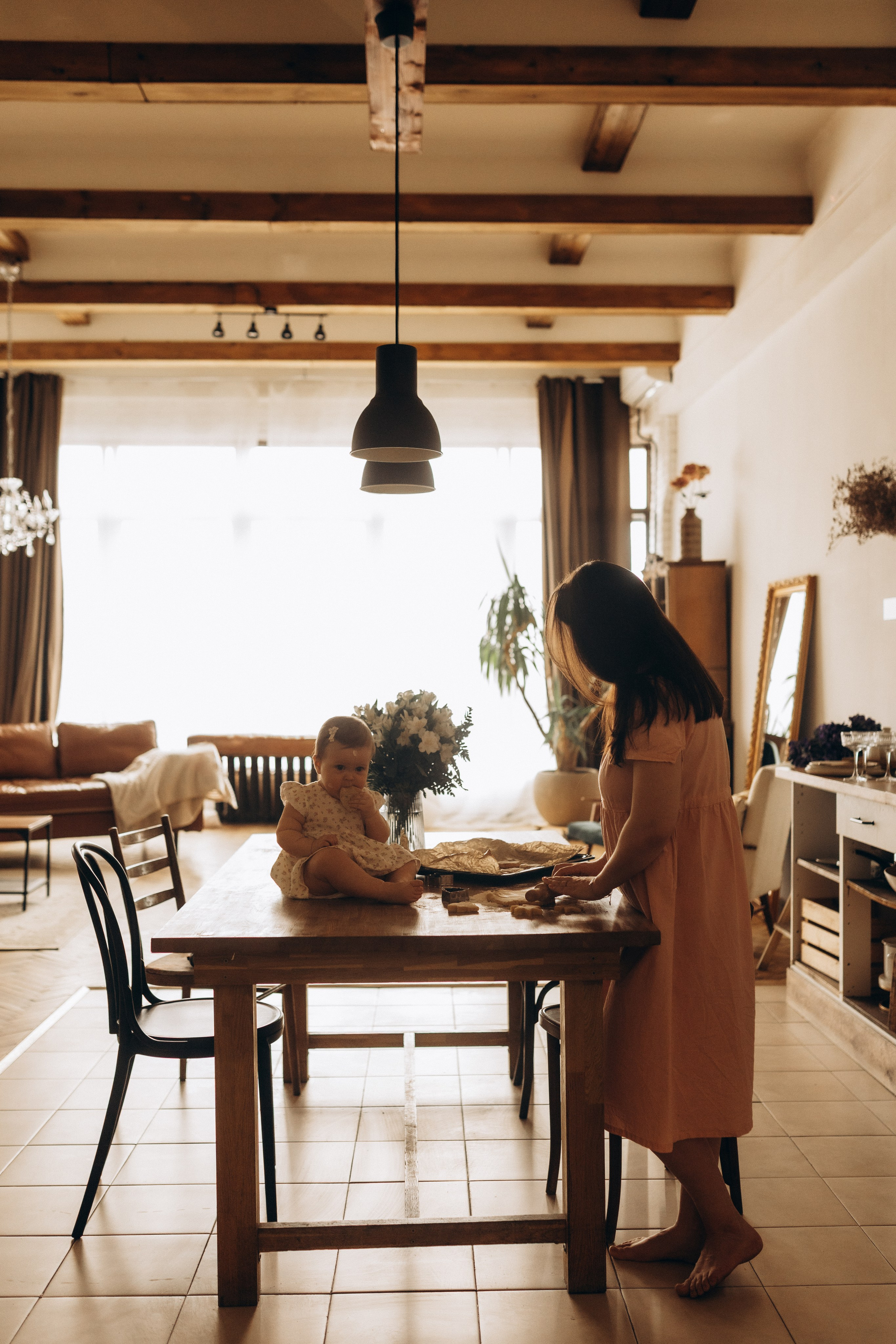 Печём печенье. Семейный фотограф Москва Наталия Осьмакова