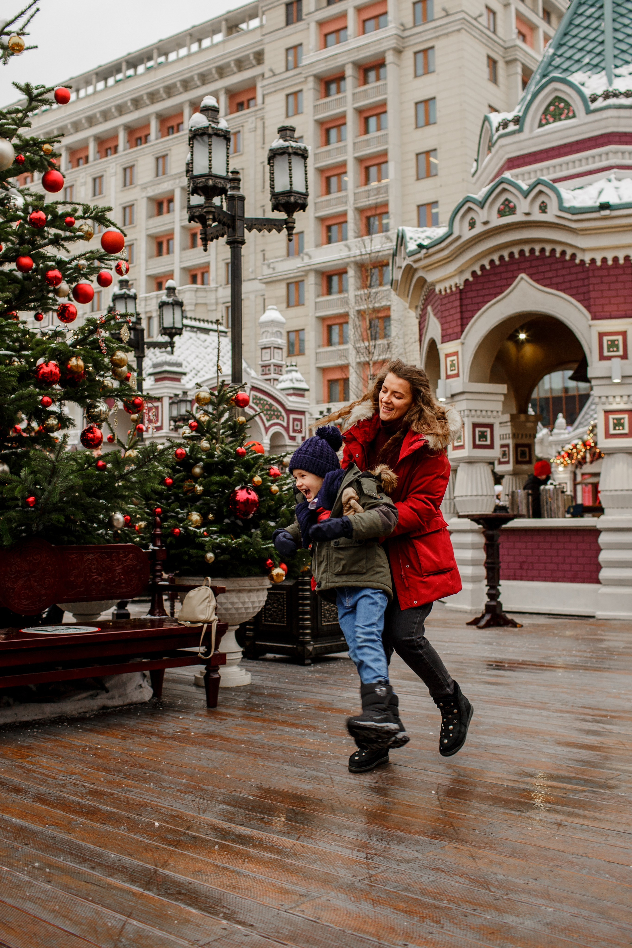 Новогодняя фотопрогулка в Москве. Свадебный фотограф Кирилл Белый