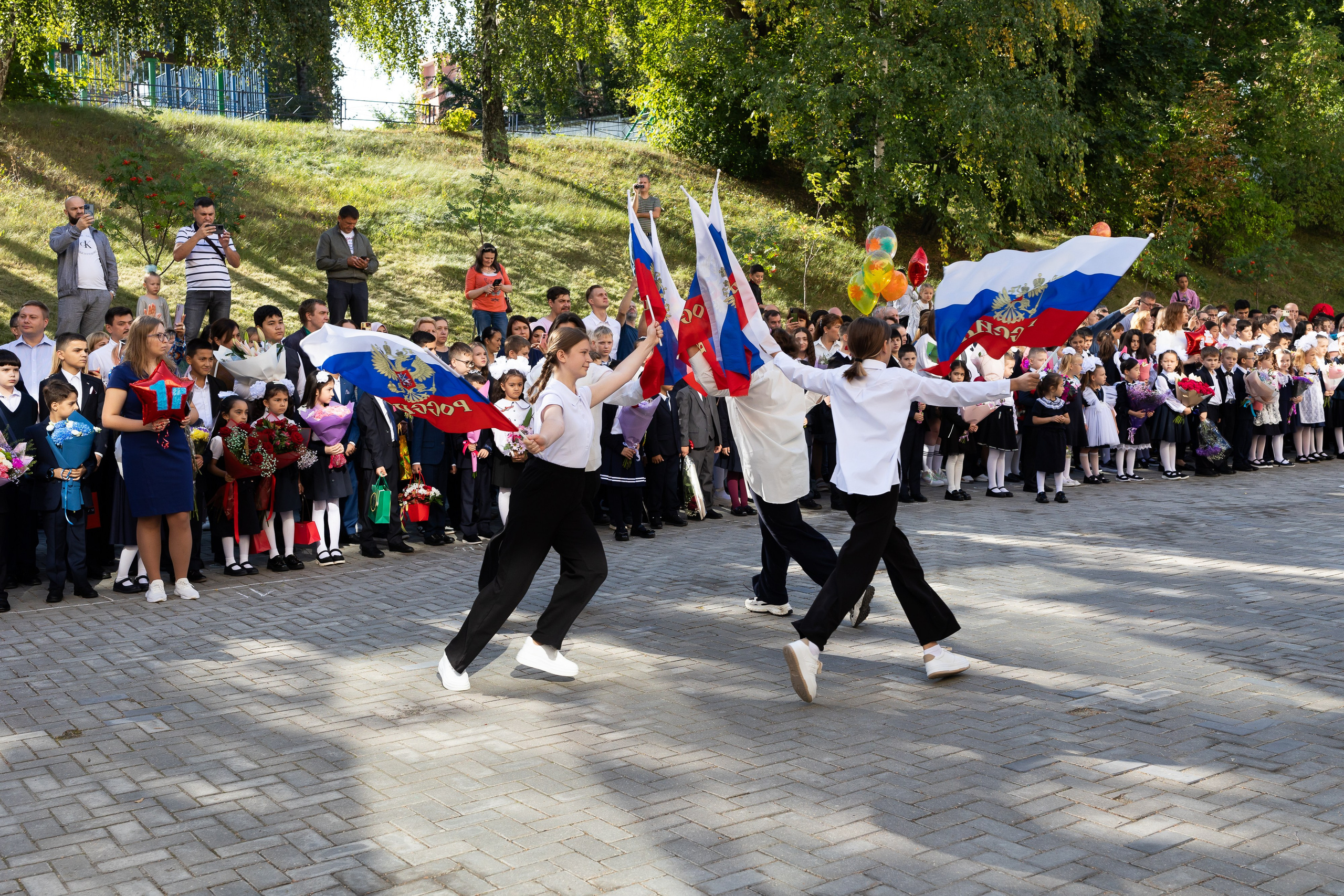 Линейка 1 сентября. Профессиональный Фотограф в Москве Андрей Славнов