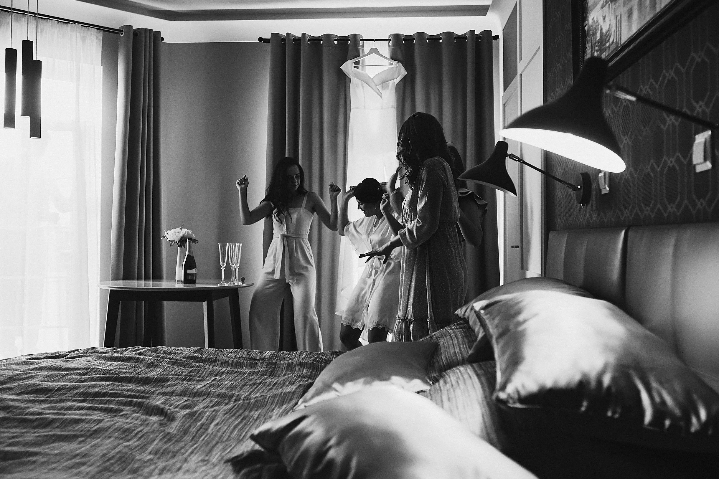 утро невесты с подружками