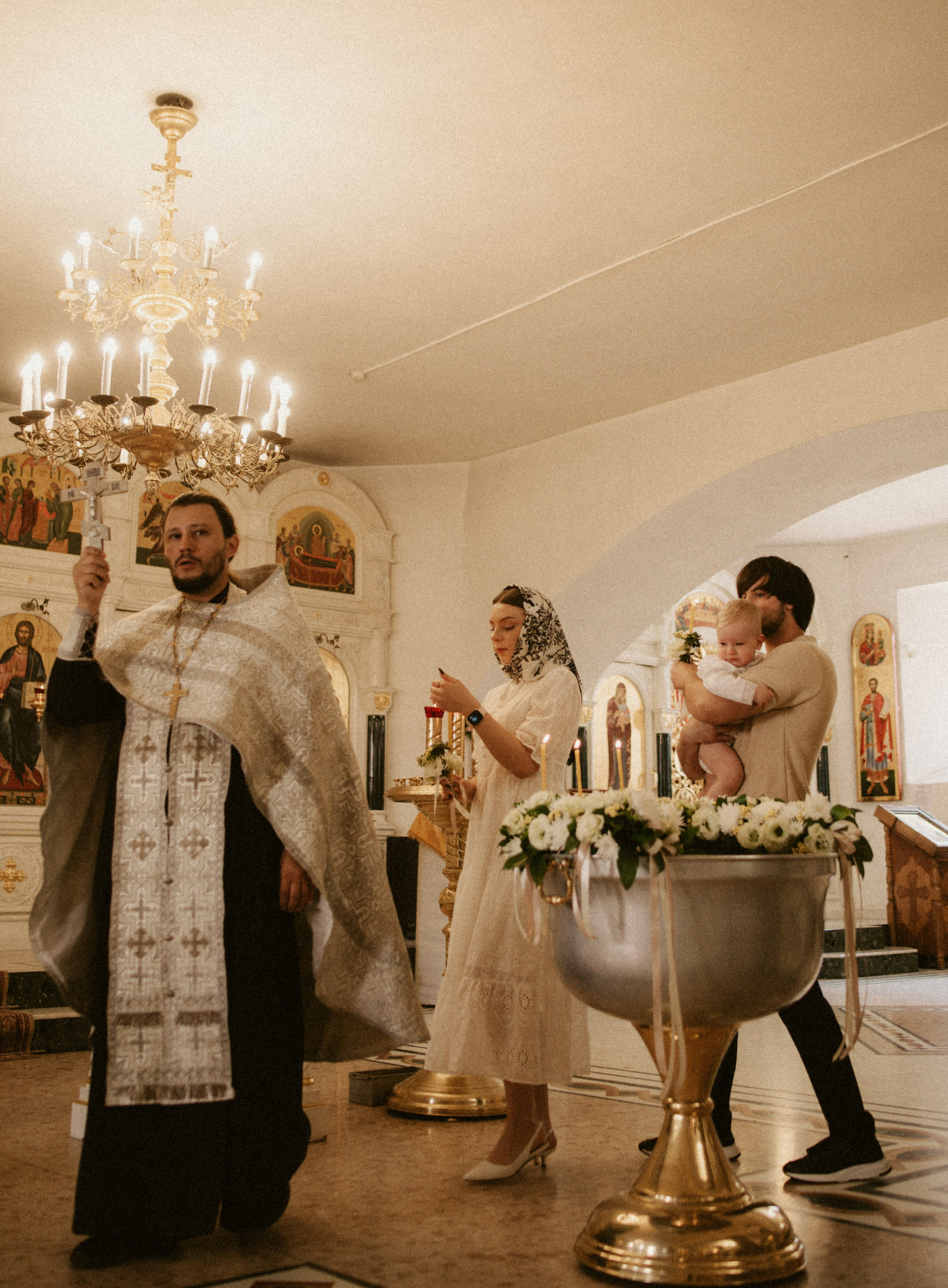 Крещение Марка. Семейный фотограф в Краснодаре