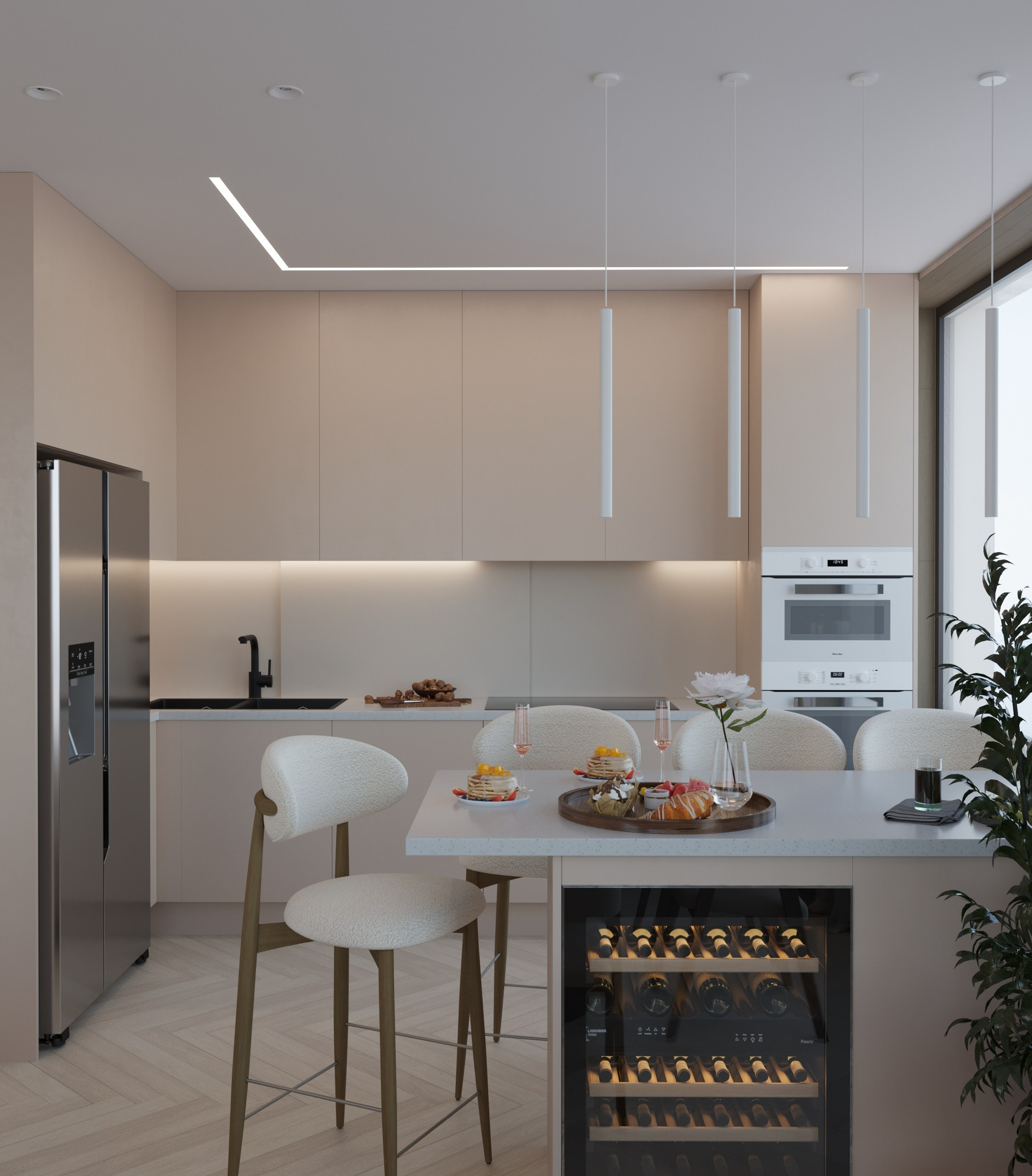 «Баланс» 106кв.м, фото. Дизайнер интерьеров Olala interior design