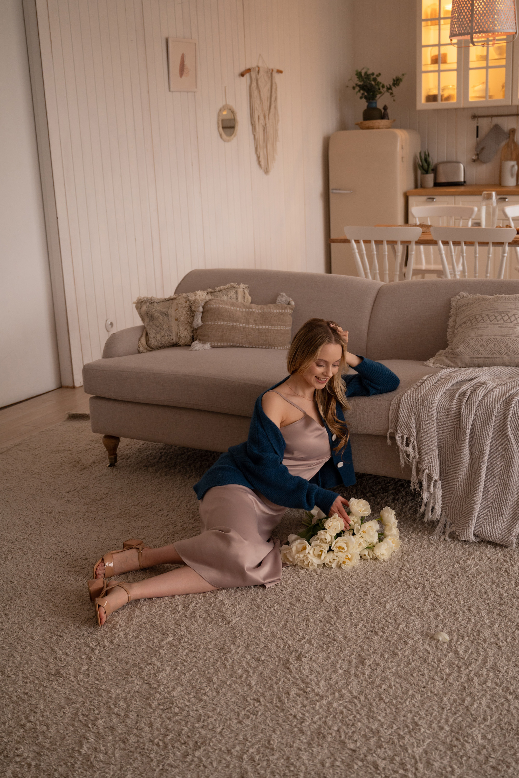 Рената и цветы. Свадебный фотограф в Санкт-Петербурге Владислава Тюльпина