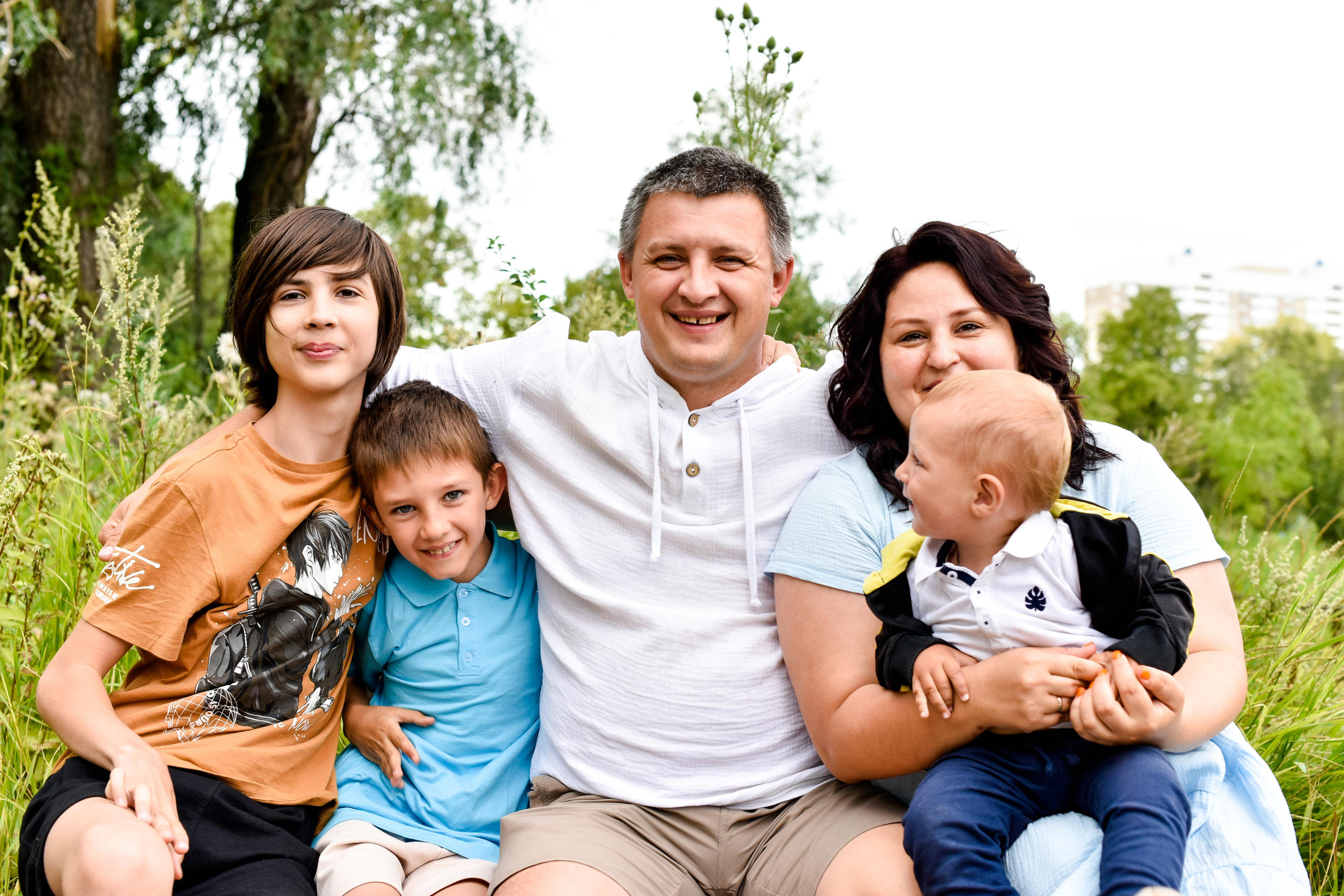 Семья Ольги и Максима