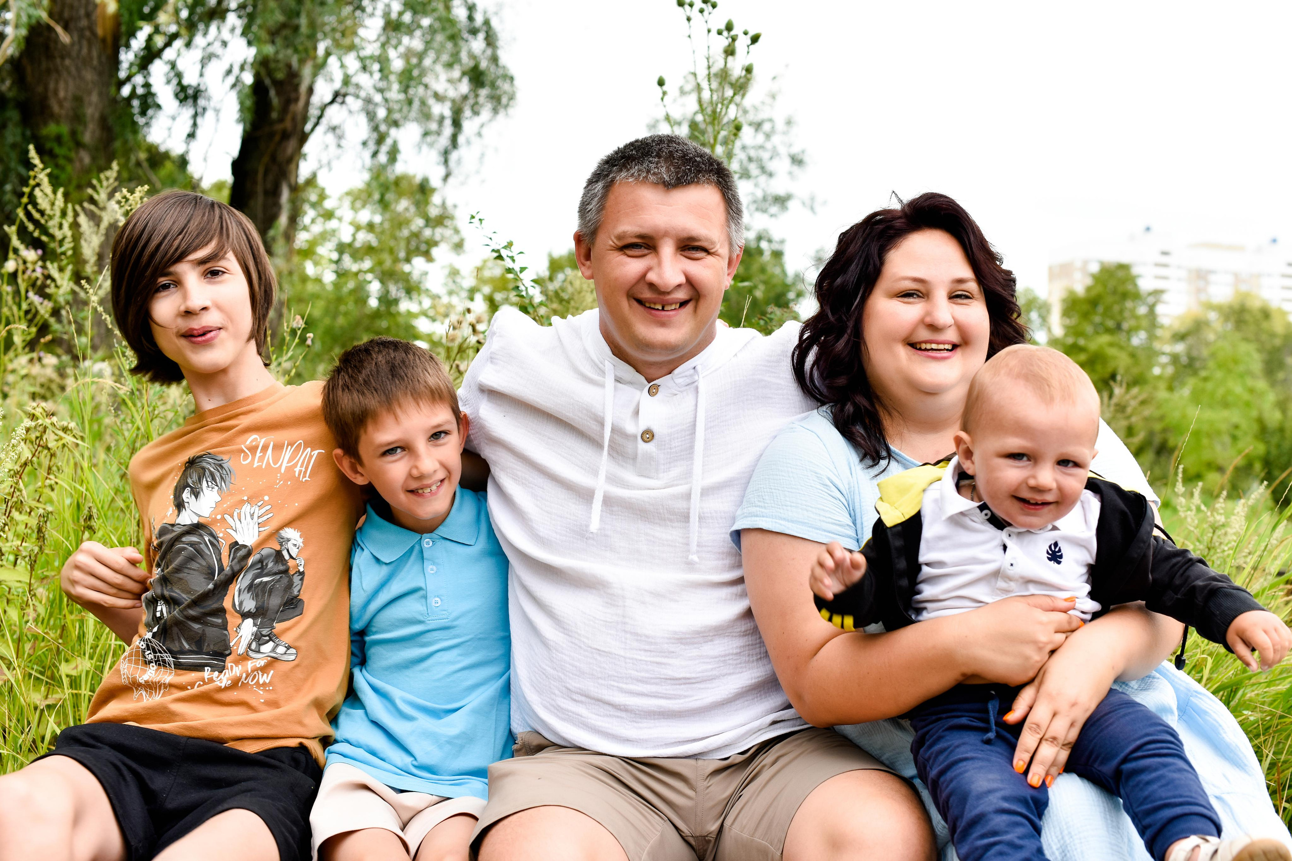 Семья Ольги и Максима