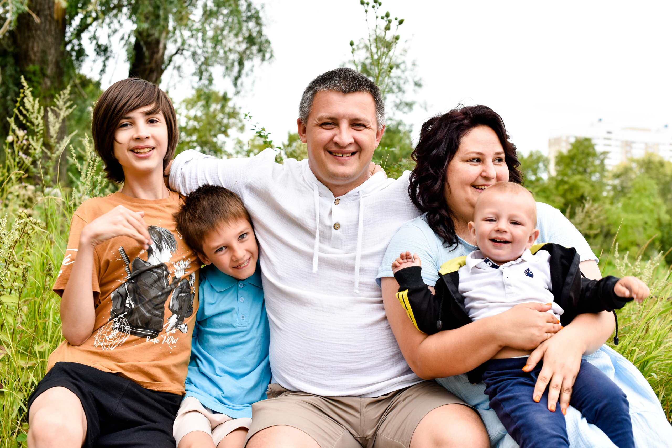 Семья Ольги и Максима