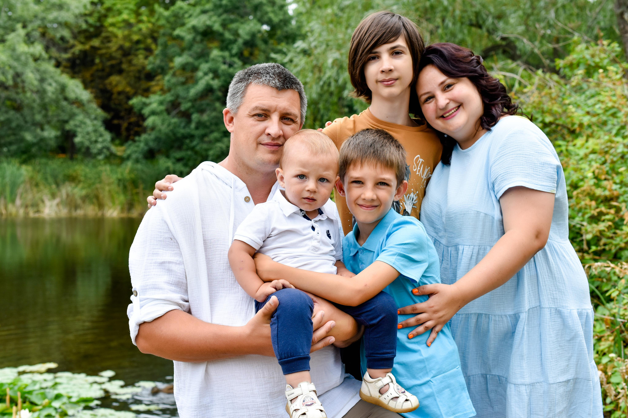 Семья Ольги и Максима