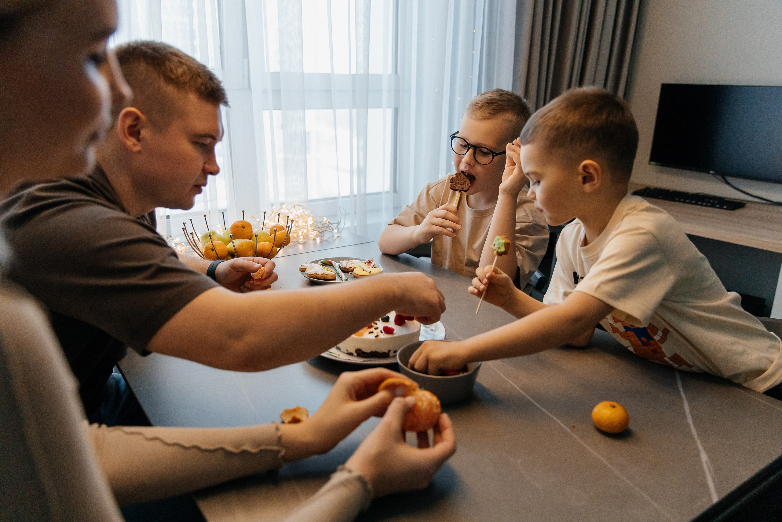 Под Новый год. Семейный фотограф Москва