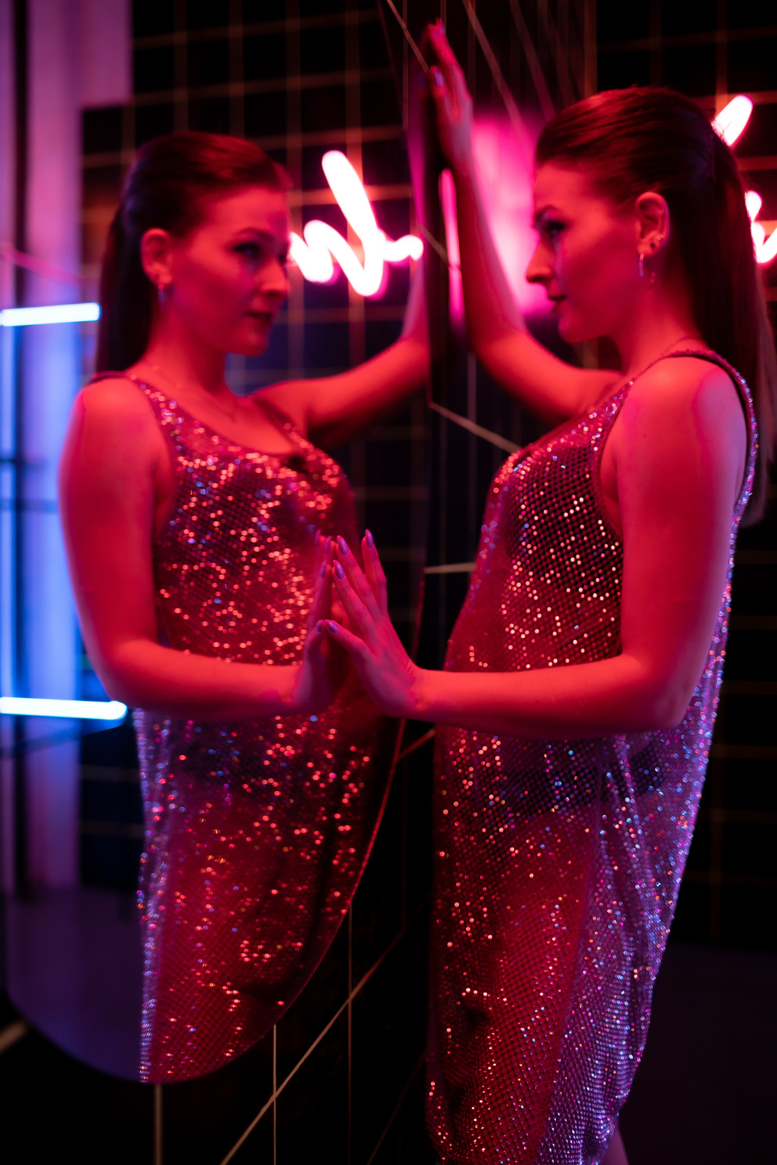 В Неоне. Семейный фотограф в Москве