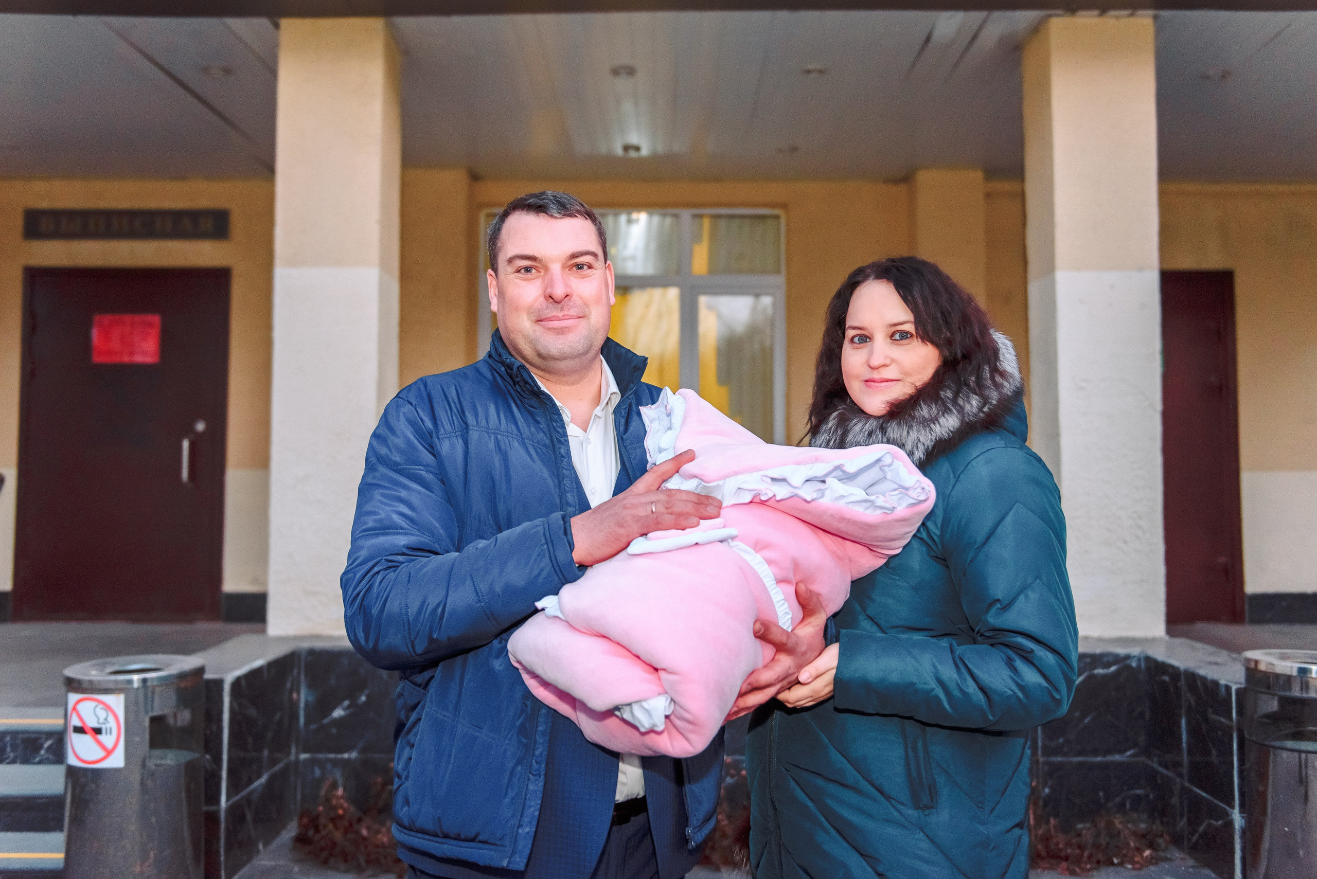 Выписка из роддома. Свадебный и семейный фотограф в Москве Юлия Винник