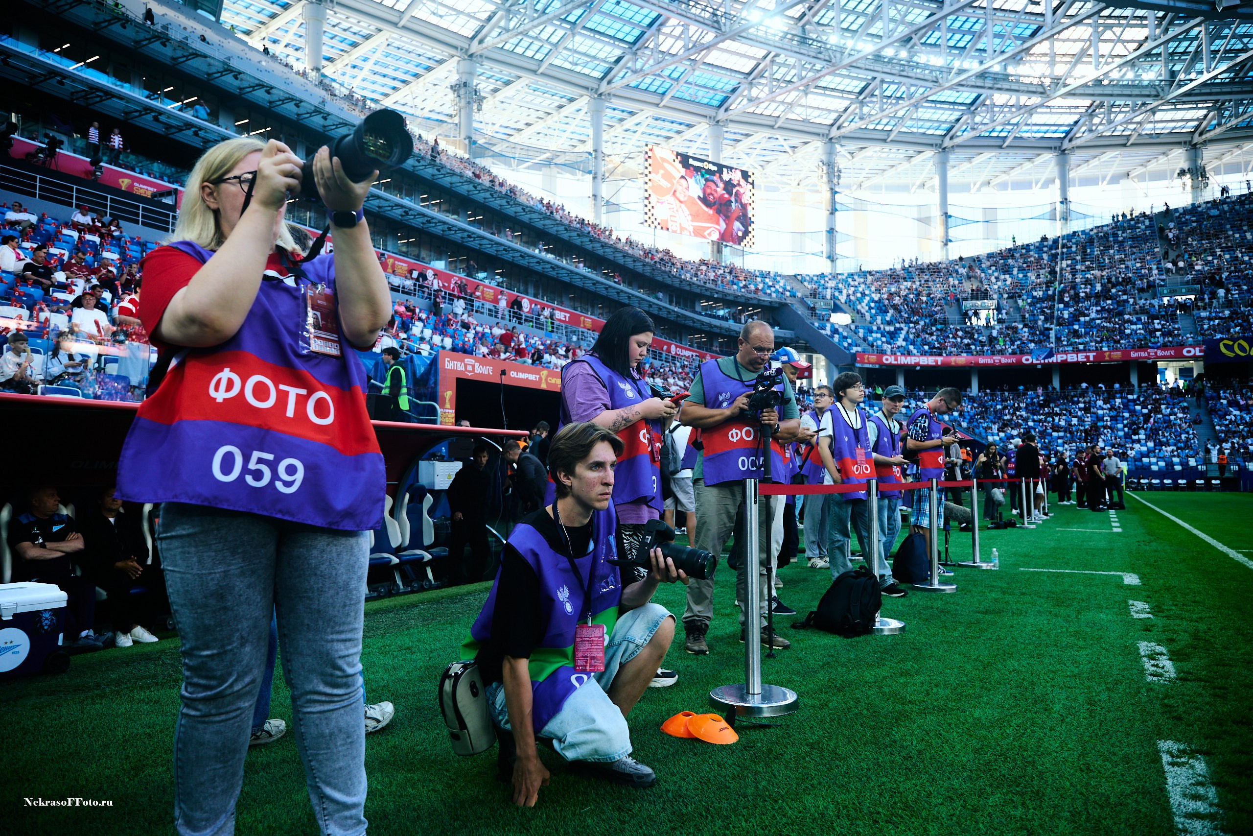 Суперкубок по футболу ФК Зенит — ФК Спартак. Спортивный Репортажный фотограф в Нижнем Новгороде Некрасов Денис