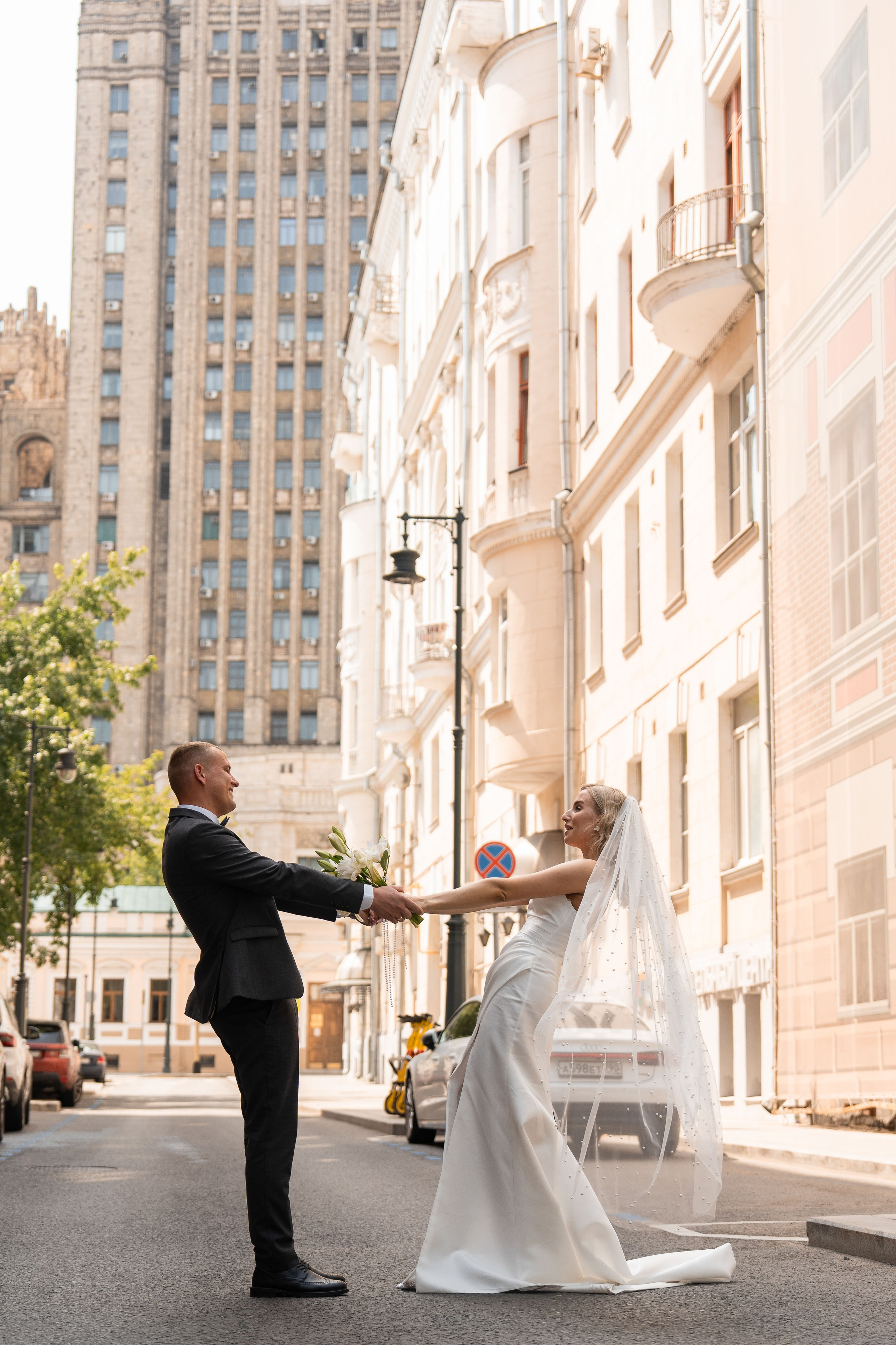 Свадебная фотосессия в Москве, регистрация в Кутузовском ЗАГСе Москва. Свадебный фотограф в Москве Анна Полушина