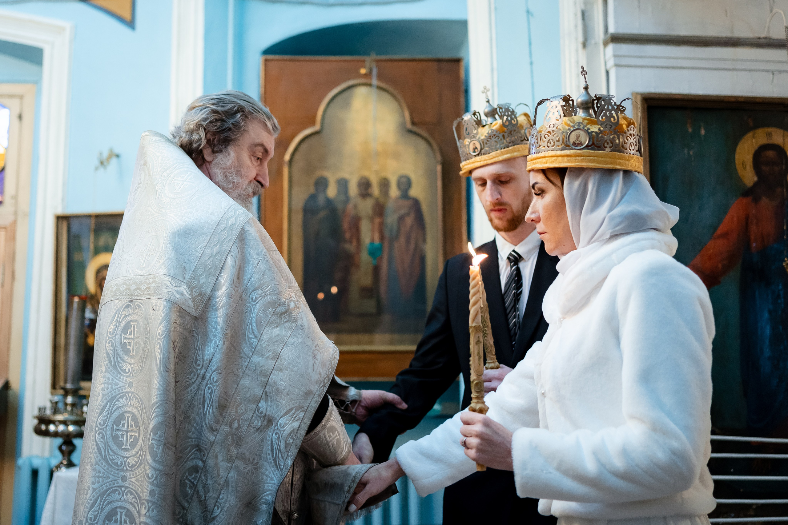Венчание Анны и Олега. Семейный фотограф Варвара Сорока в городе Москве