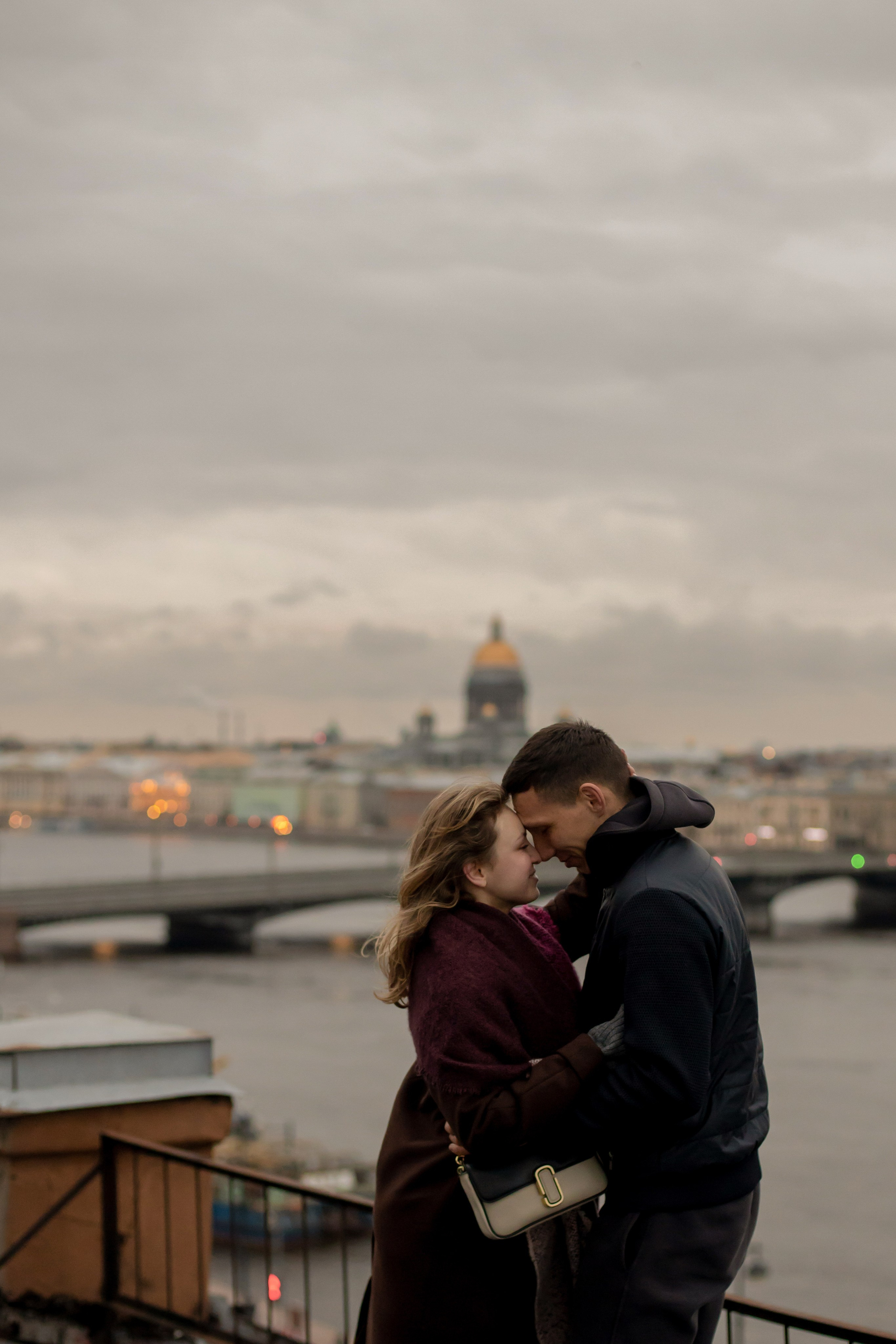Лав стори на крыше. Свадебный и семейный фотограф в Москве Диана Левченко