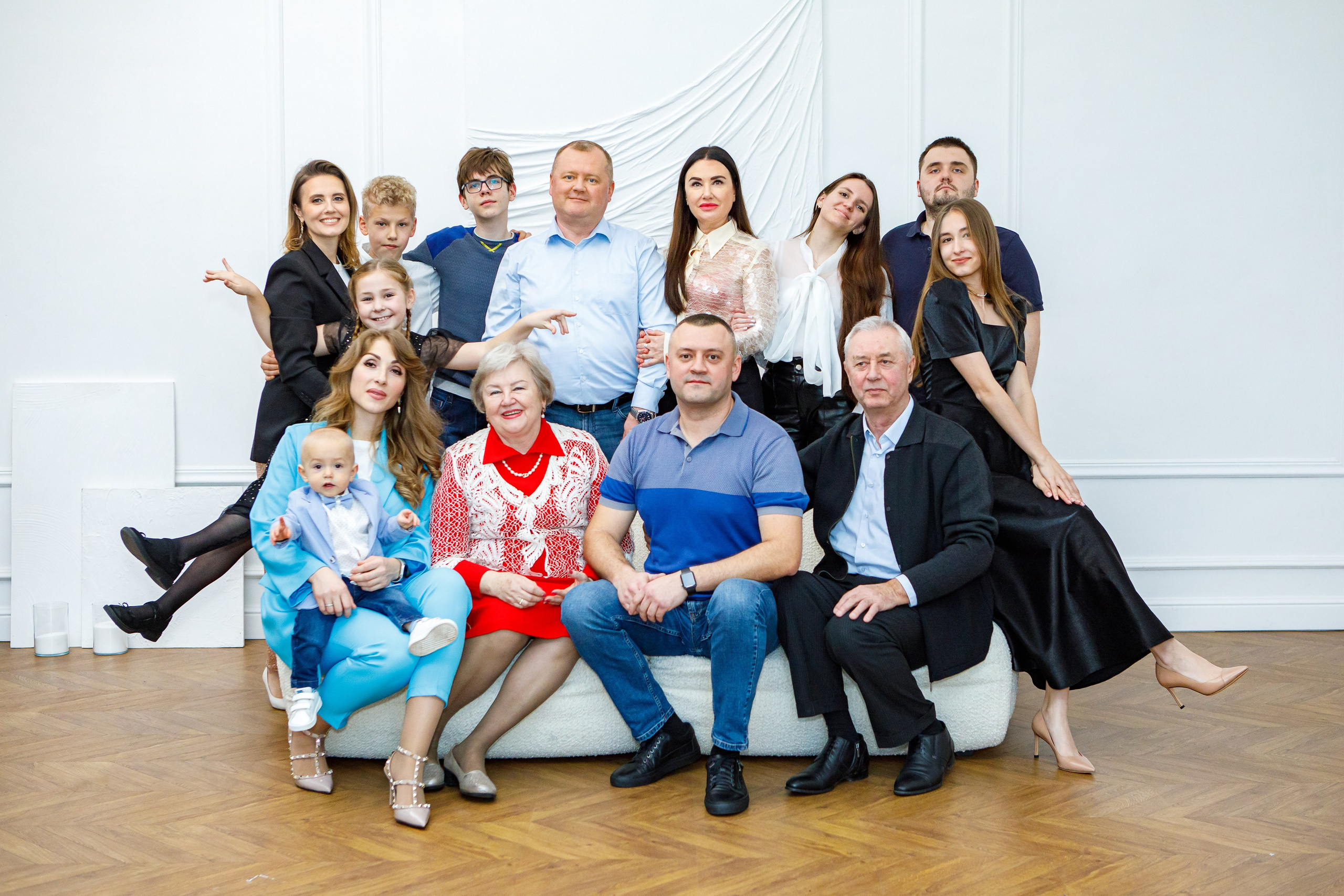 Большая семья. Семейный фотограф в Краснодаре