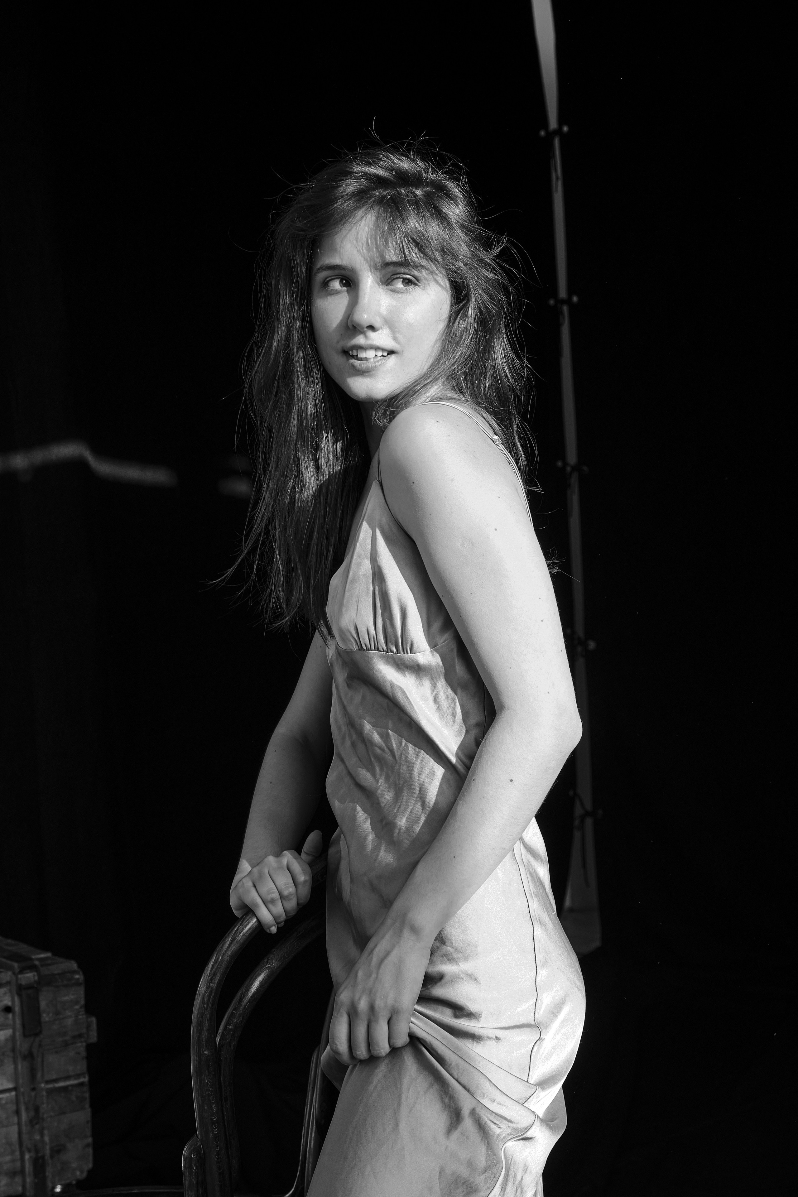 Ия, черно-белый портрет