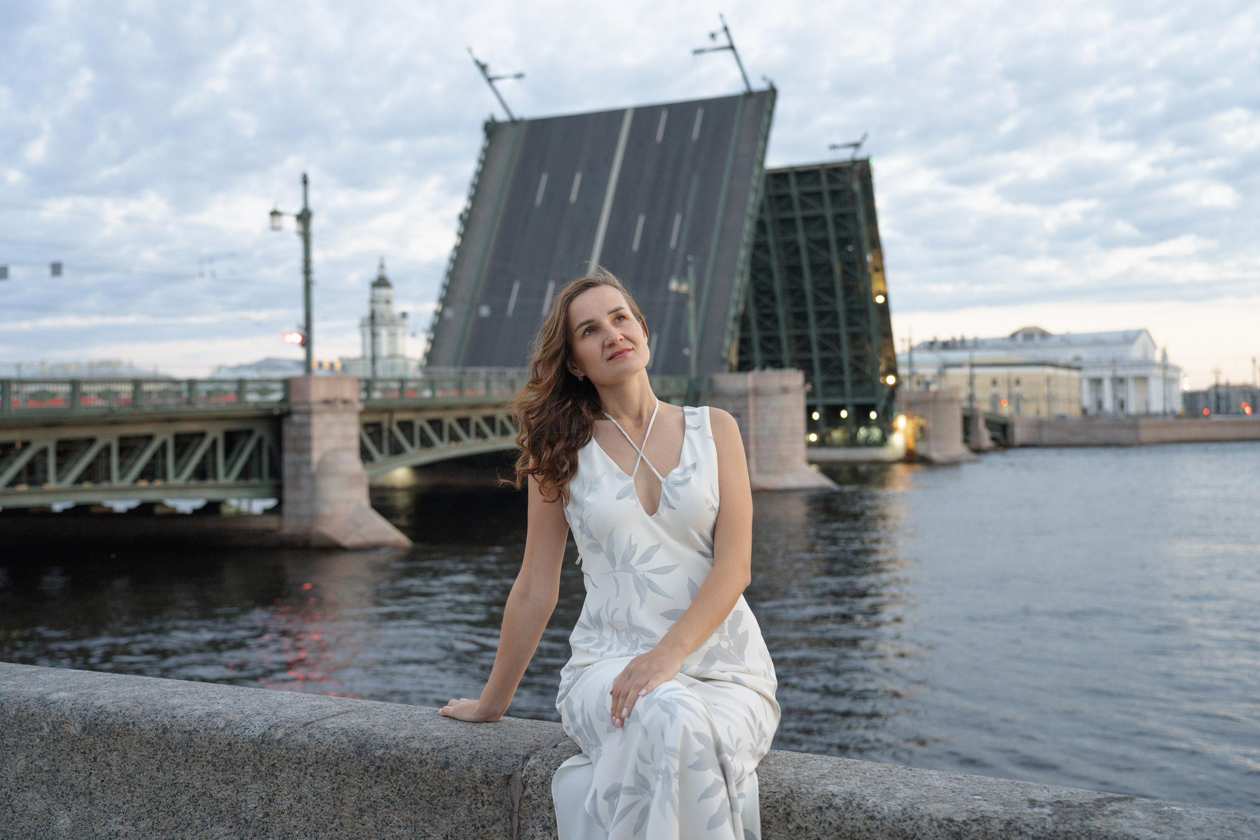 Рассвет и разводные мосты. Фотограф Оксана Шавва