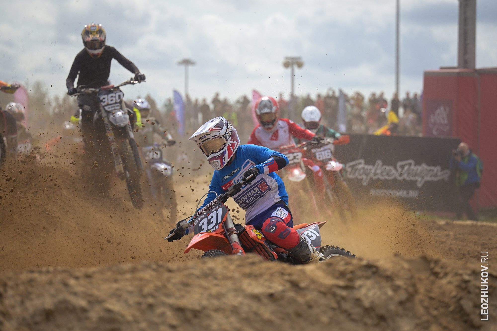 1 round of ММТ RGP russian motocross championships. Sports photographer Leonid Zhukov