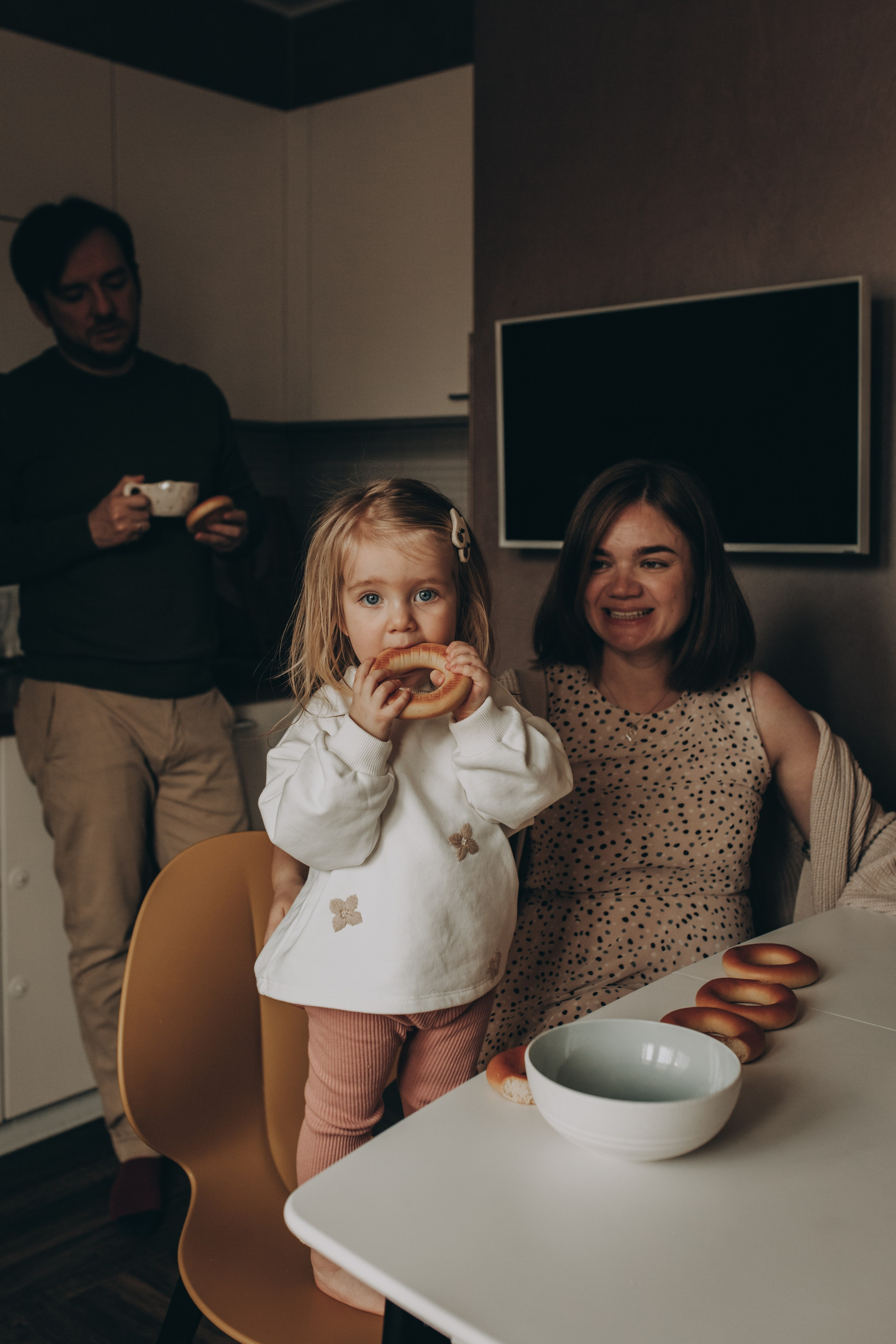 Наташа, Михаил, Вероника. Семейный фотограф Полина Сарина Москва